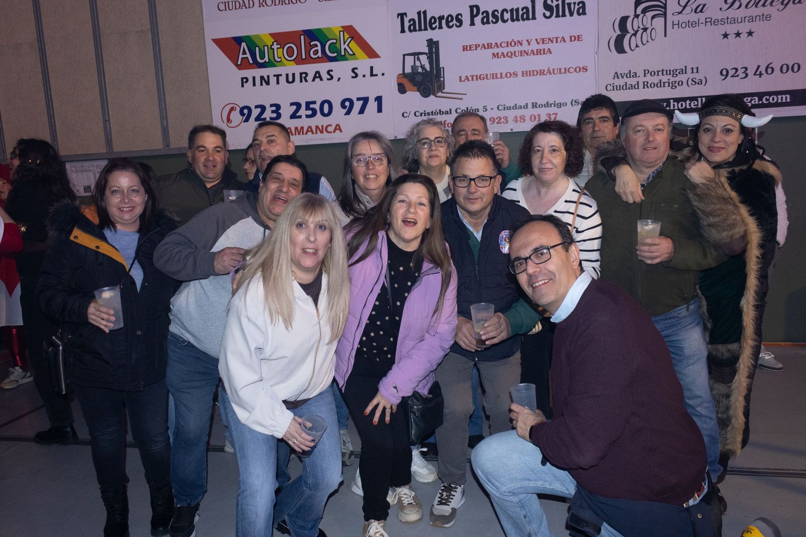 Salamanca de noche, sábado del Carnaval del Toro de Ciudad Rodrigo