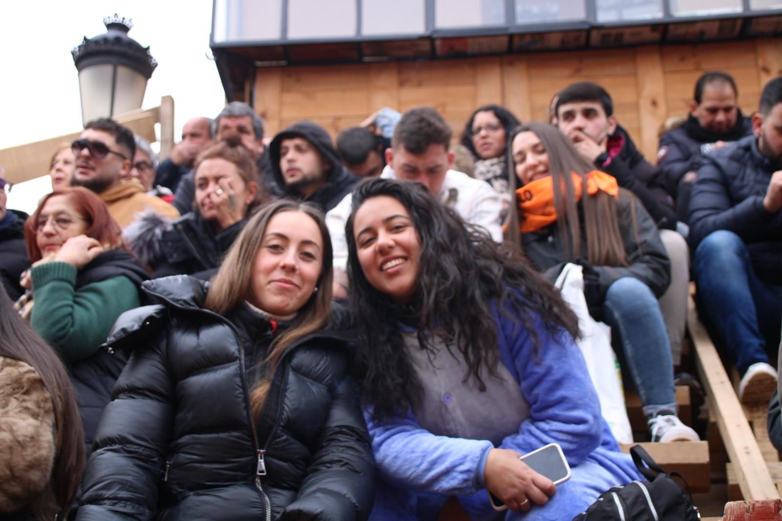 Ambiente en el encierro a caballo de Ciudad Rodrigo