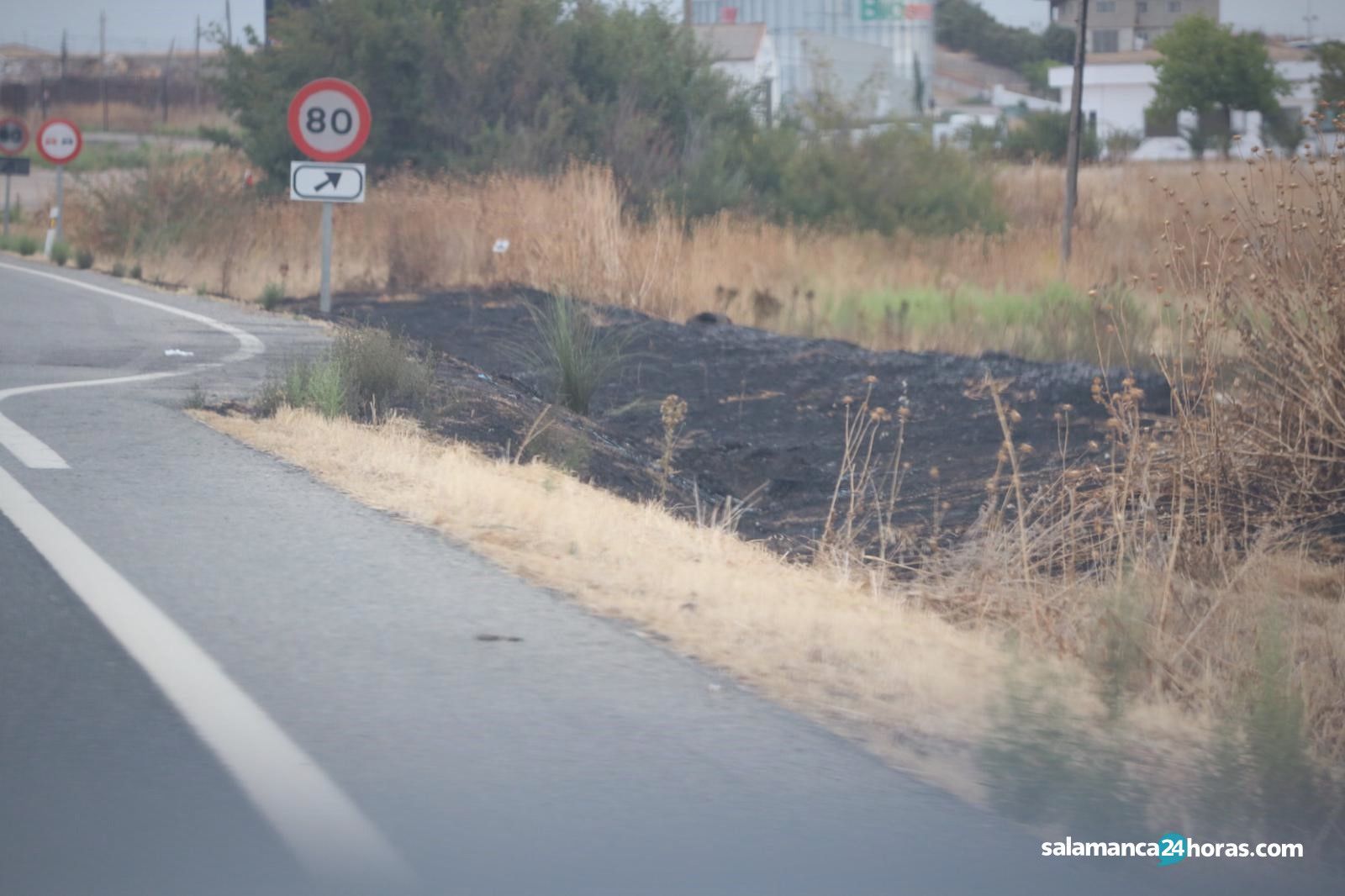 Miranda de Azán incendio coche 2