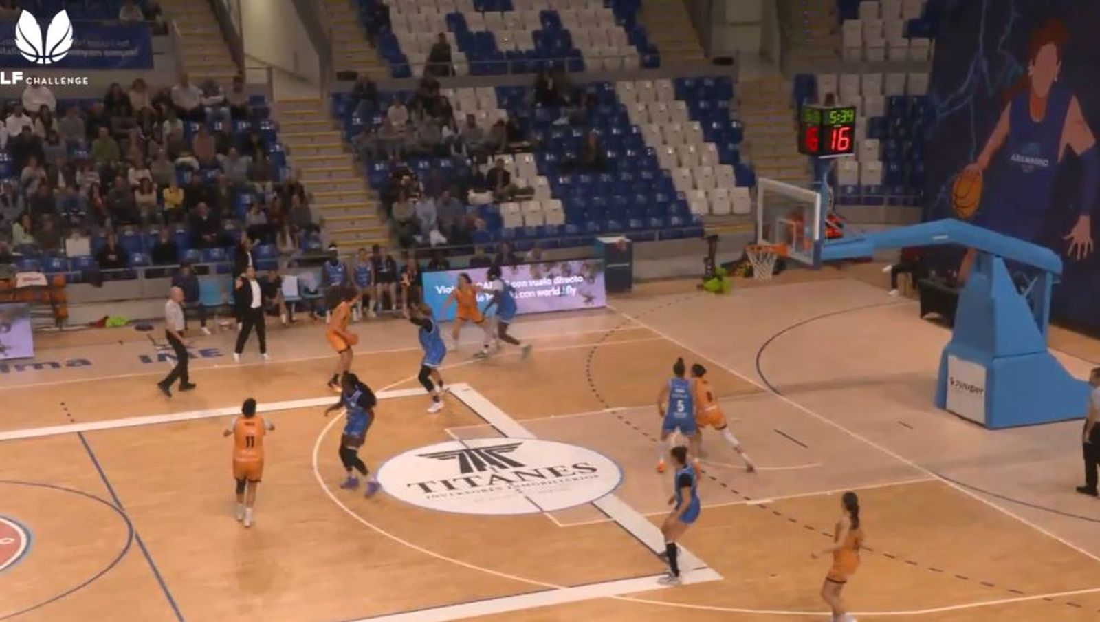 Un instante del partido Azul Marino Mallorca- CD Zamarat