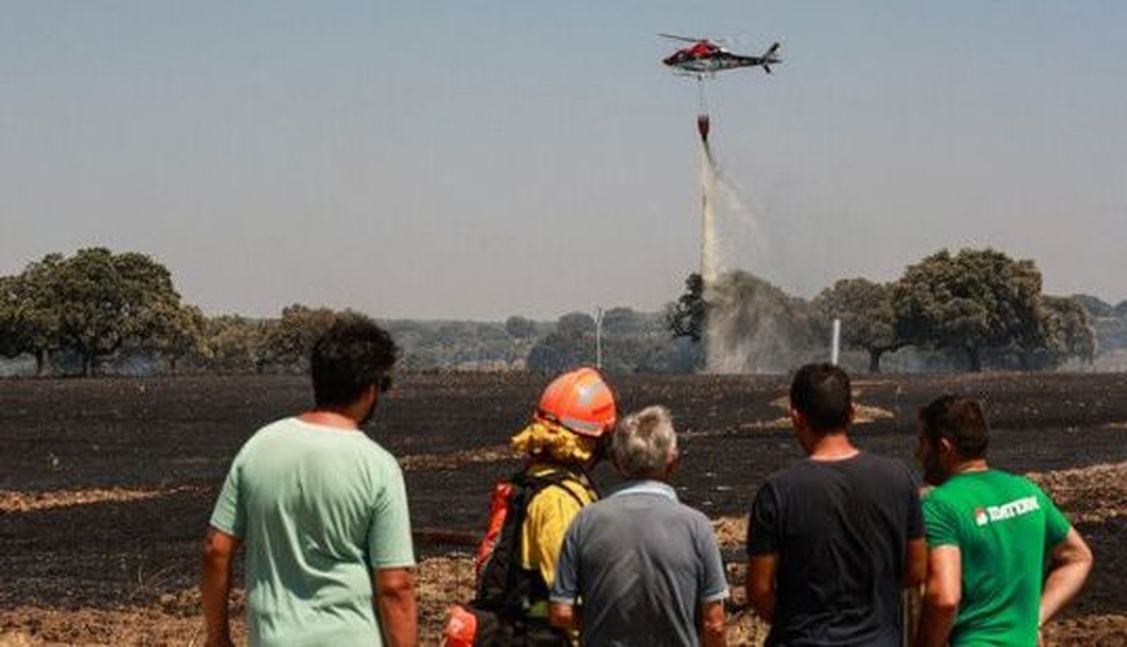 GALERÍA Incendio forestal intencionado en Campillo de Azaba. Fotos José Vicente ICAL
