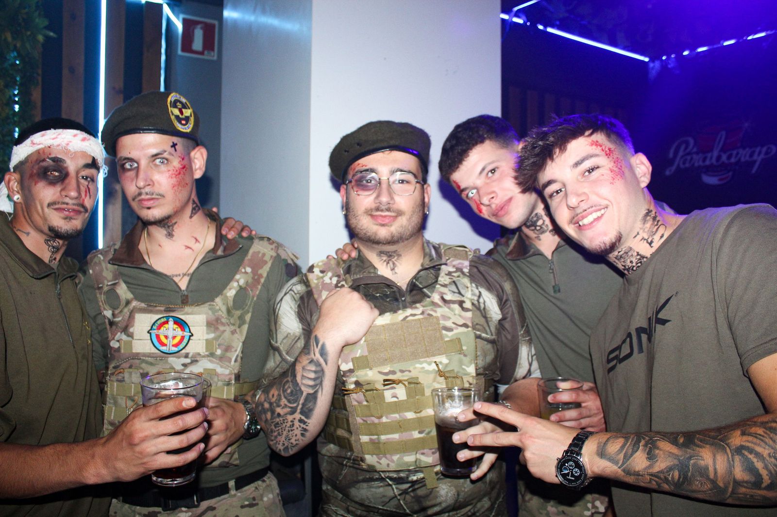 Salamanca de noche, viernes 31 de octubre