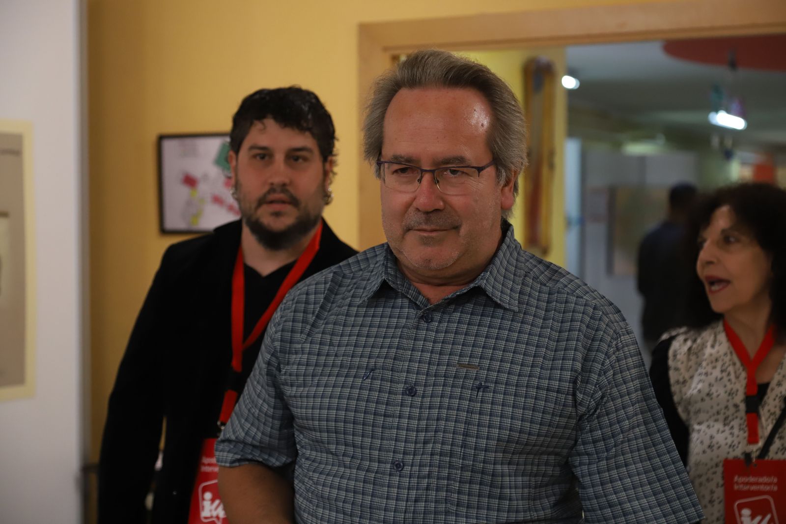 Guarido, ejerciendo su derecho al voto