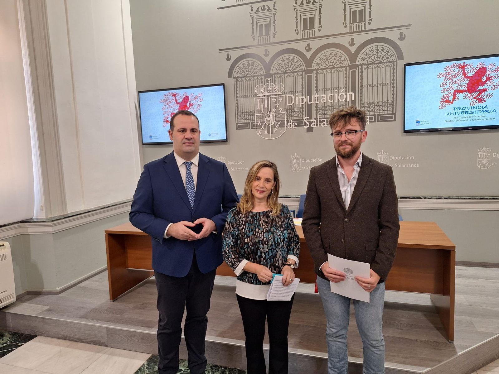 David Mingo, Bertha Mª Gutiérrez y Francisco Javier Rubio presentan Provincia Universitaria