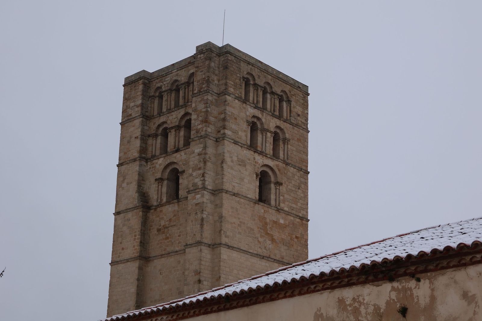 GALERÍA | Nieve en Zamora capital este miércoles