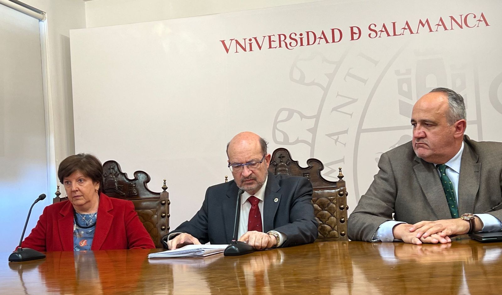 Rueda de prensa posterior al consejo de gobierno de la USAL