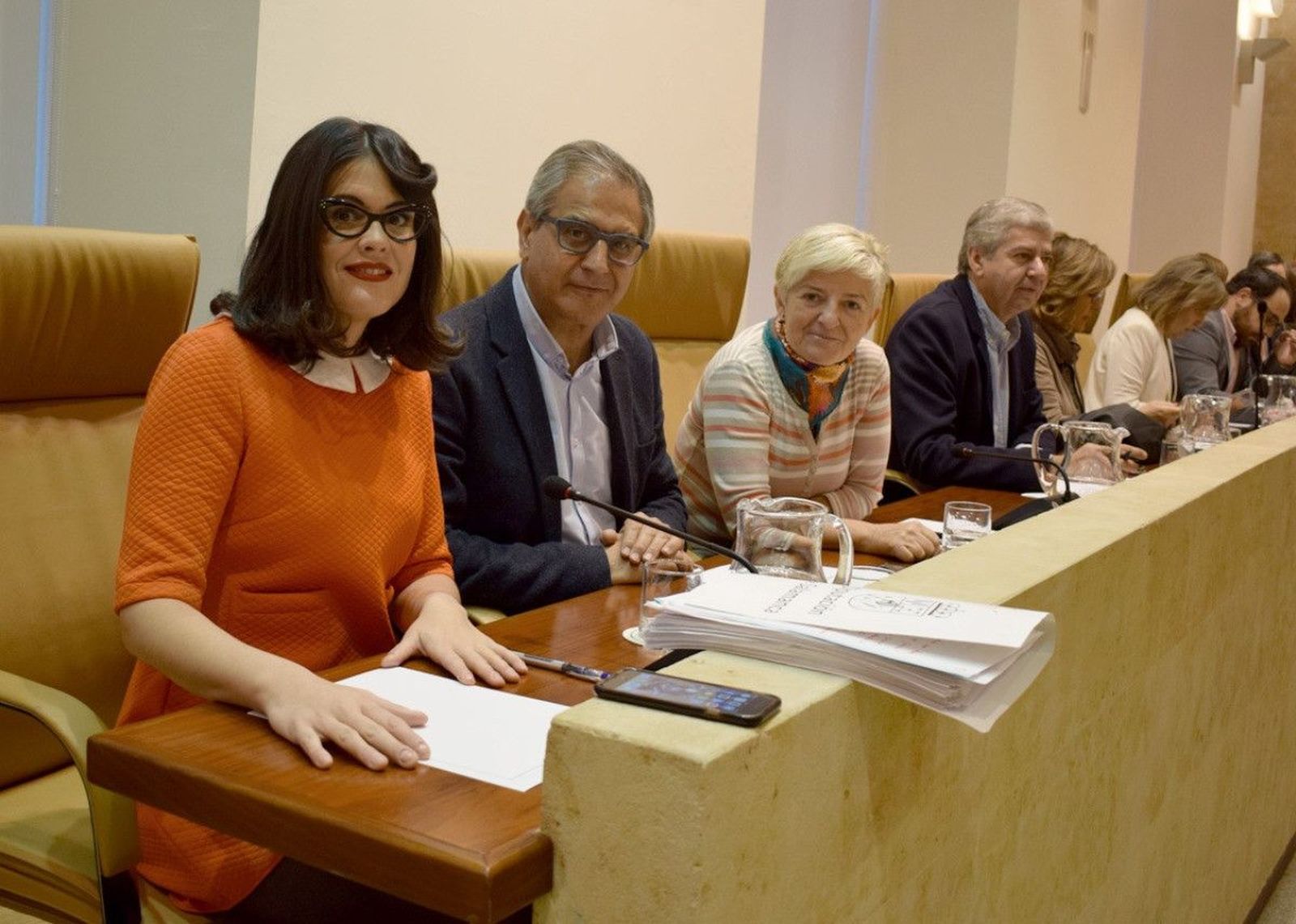 VirginiaCarreraGabrielRiscoPilarMorenoGanemosSalamancaDebateCiudadPleno2017concejalesediles