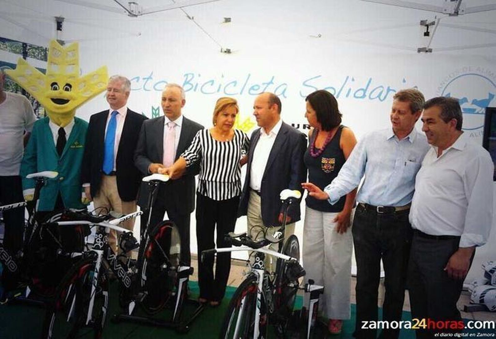 Caja Rural anima la llegada de la Vuelta a Zamora con la Bicicleta Solidaria y otras actividades