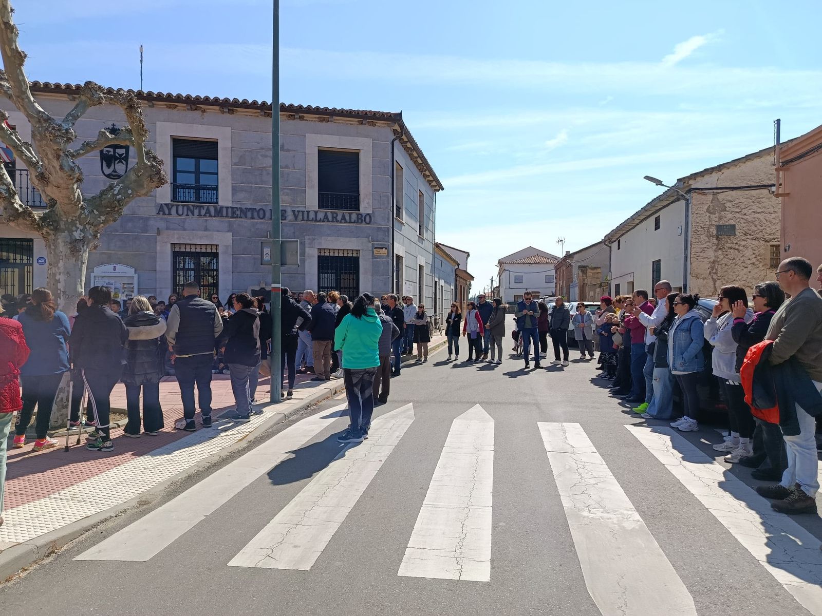 Imagen del minuto de silencio