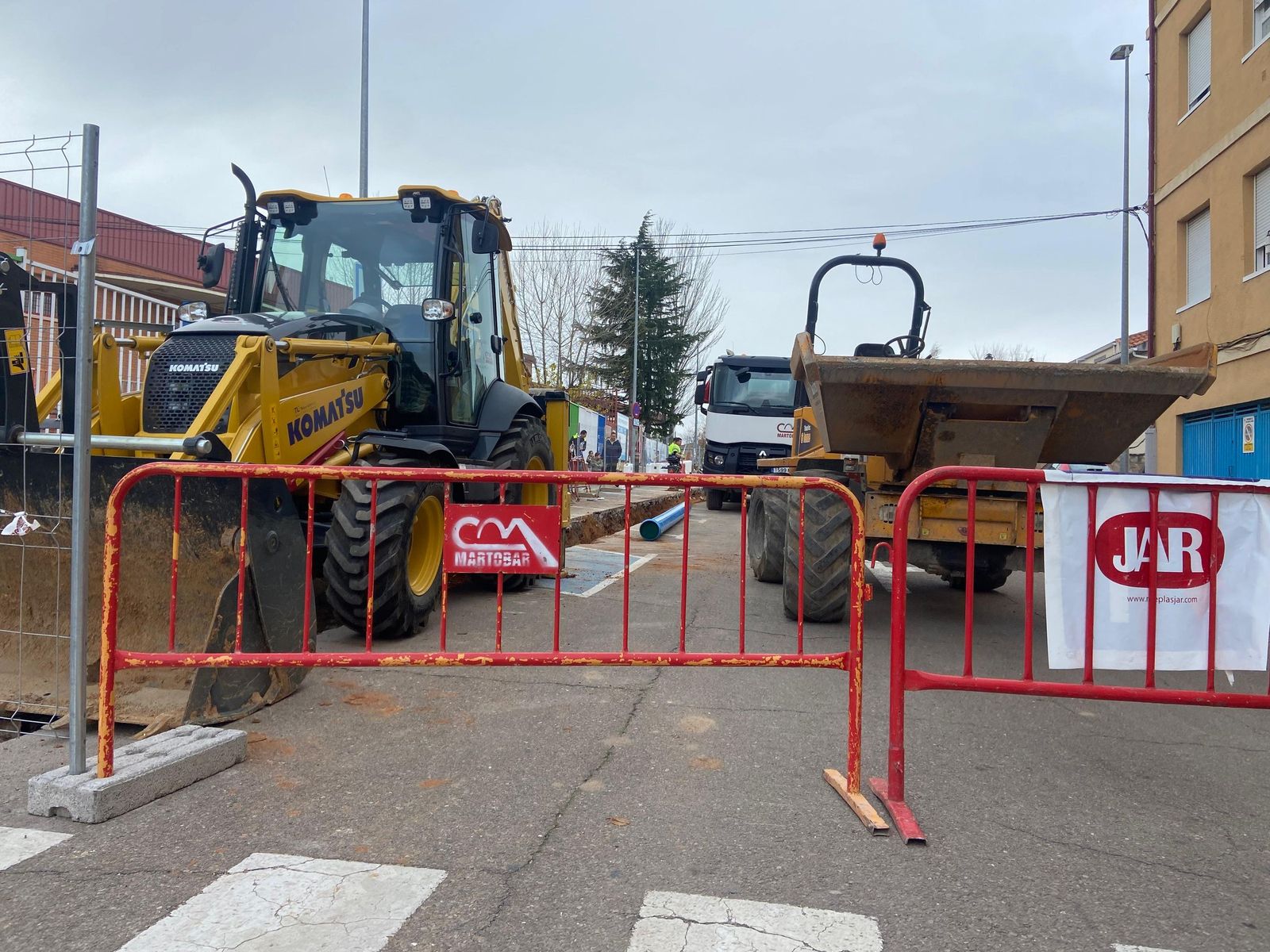 Obra conexión agua Santa Marta