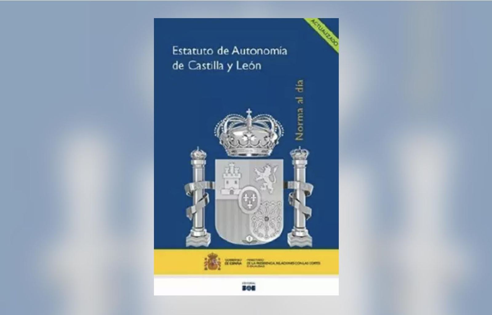 Imagen del BOE del Estatuto de Autonomía de Castilla y León que cumple hoy su 41 cumpleaños - BOE