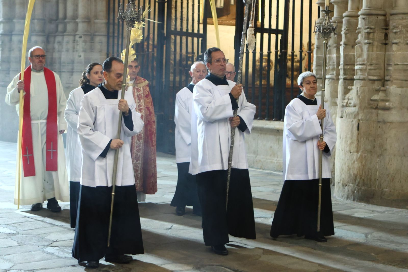 Bendición de palmas con motivo del Domingo de Ramos