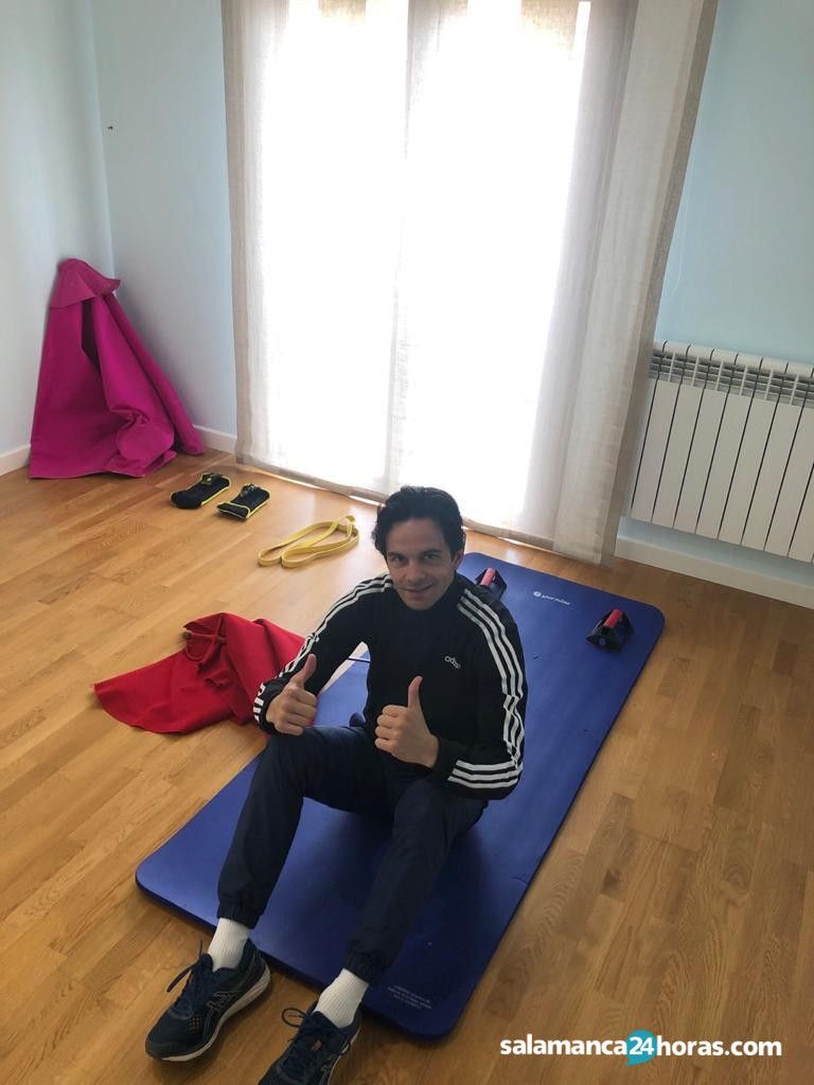 Juan del Álamo entrenamiento confinado coronavirus