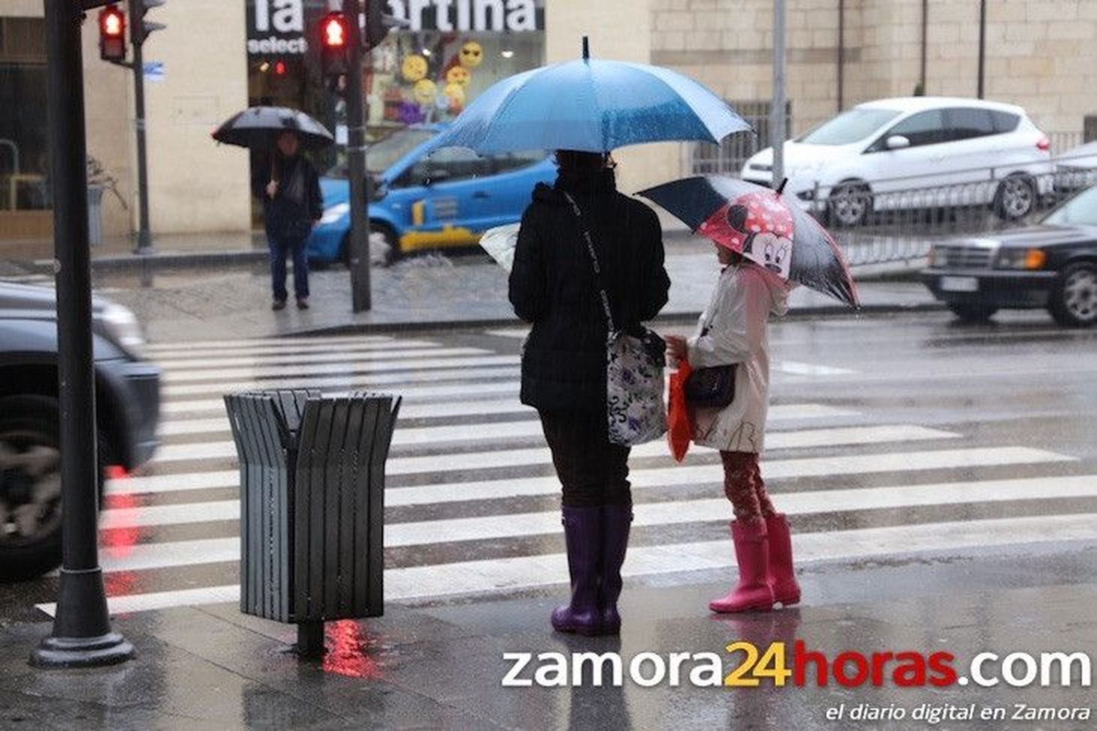 Lluvias débiles e intermitentes para el martes