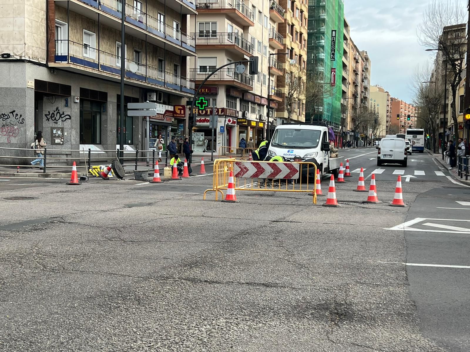 Cortes de tráfico por obras (2)