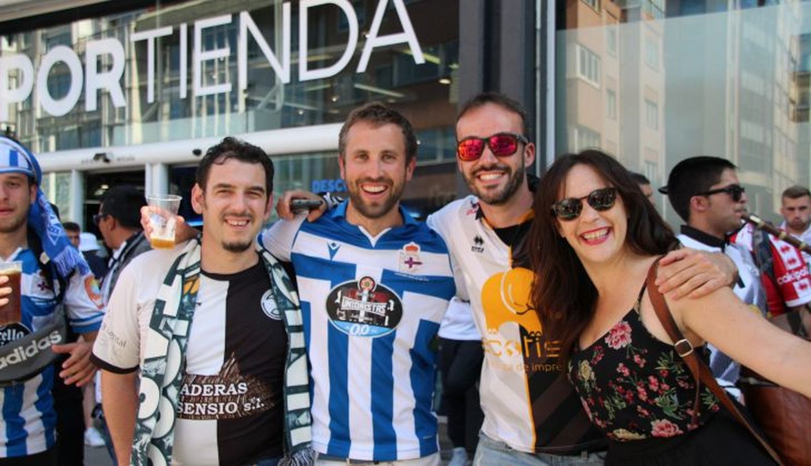 Corteo de Unionistas hasta Riazor 