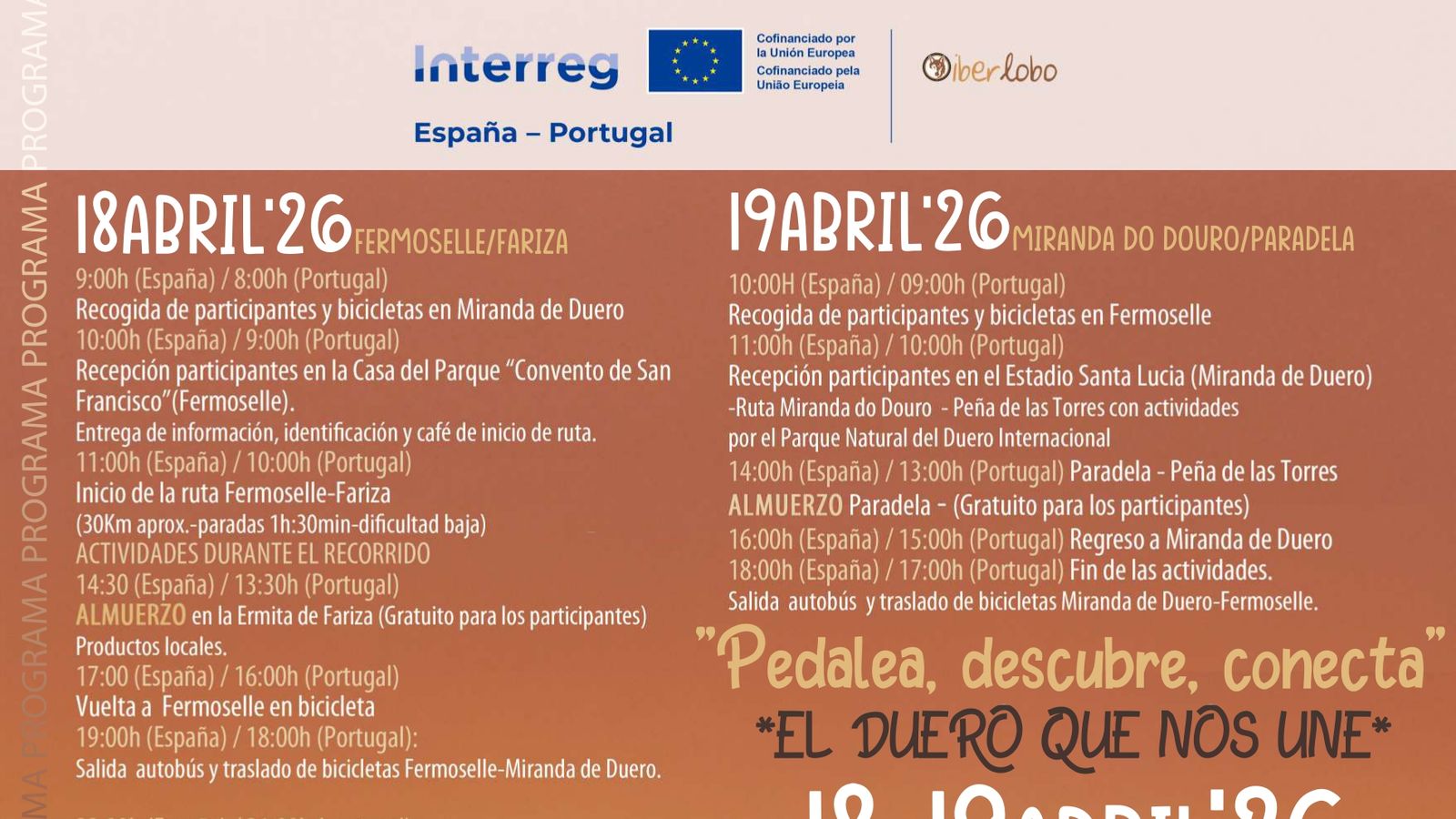 CARTEL PROGRAMA IBERLOBO EspanÞol