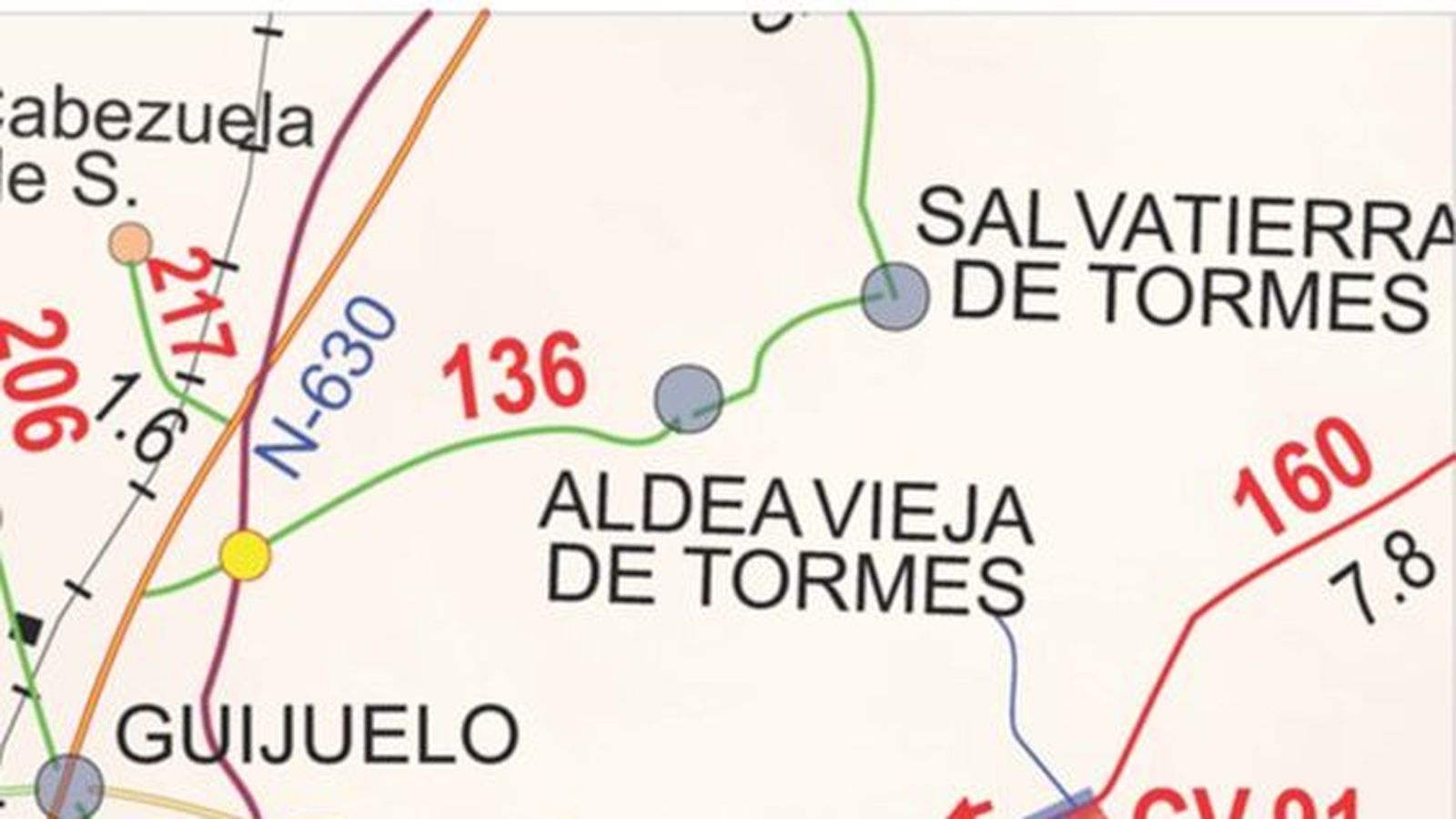 corte CV 91 Cespedosa de Tormes corte CV 91 Cespedosa de Tormes