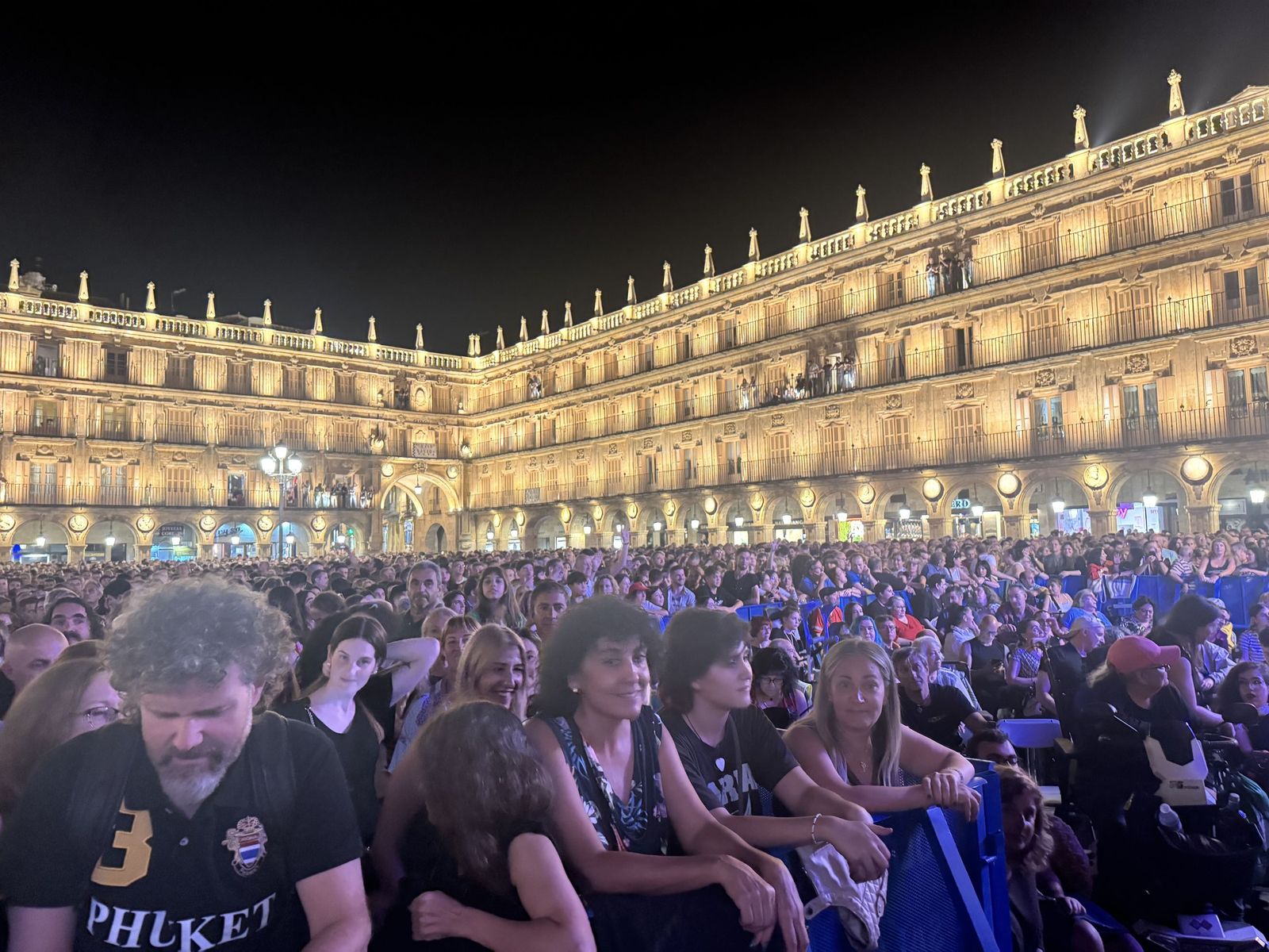 Concierto de Europe en la Plaza Mayor