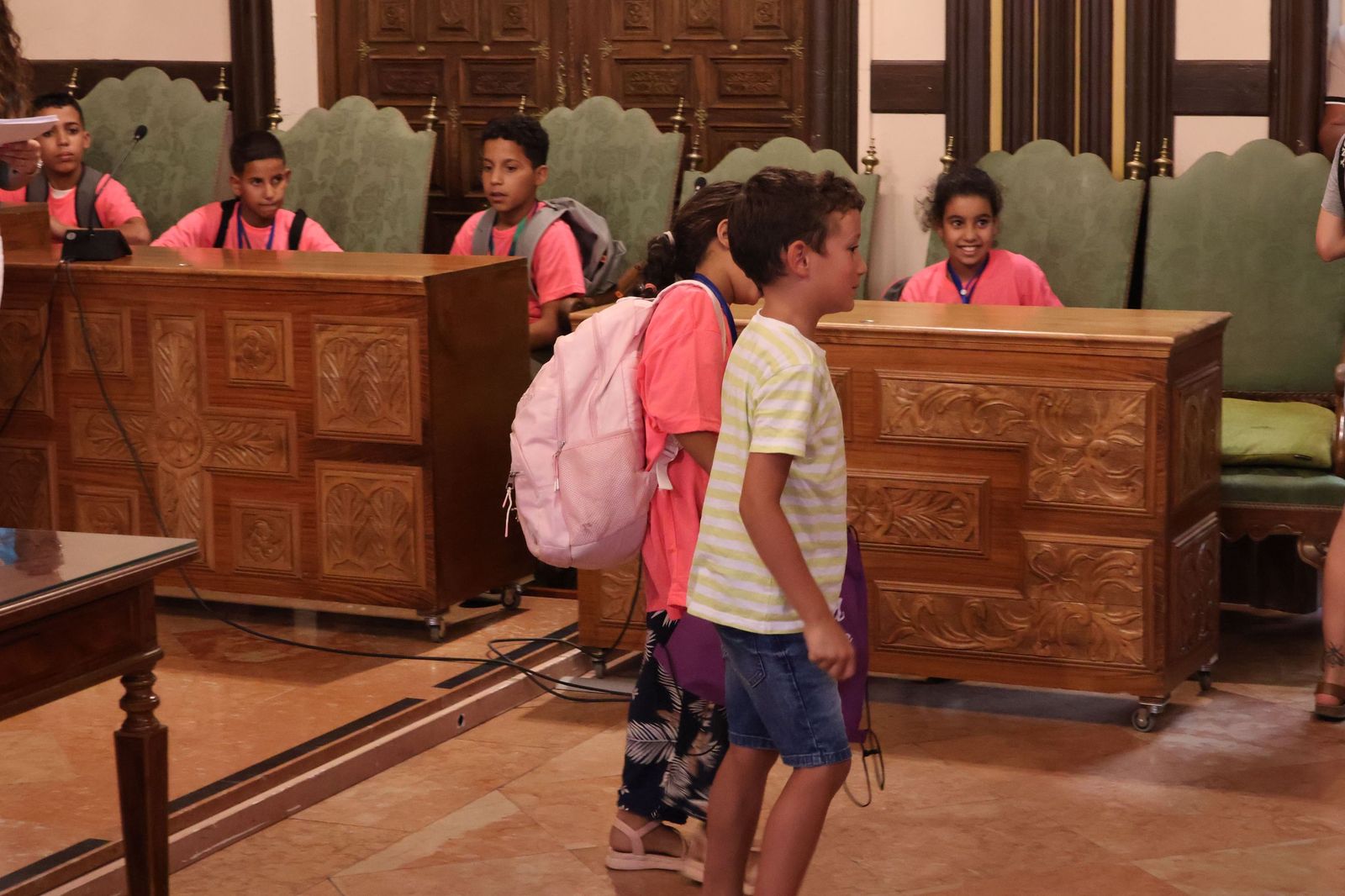 Llegada de los niños Saharauis y encuentro con las familias de acogida