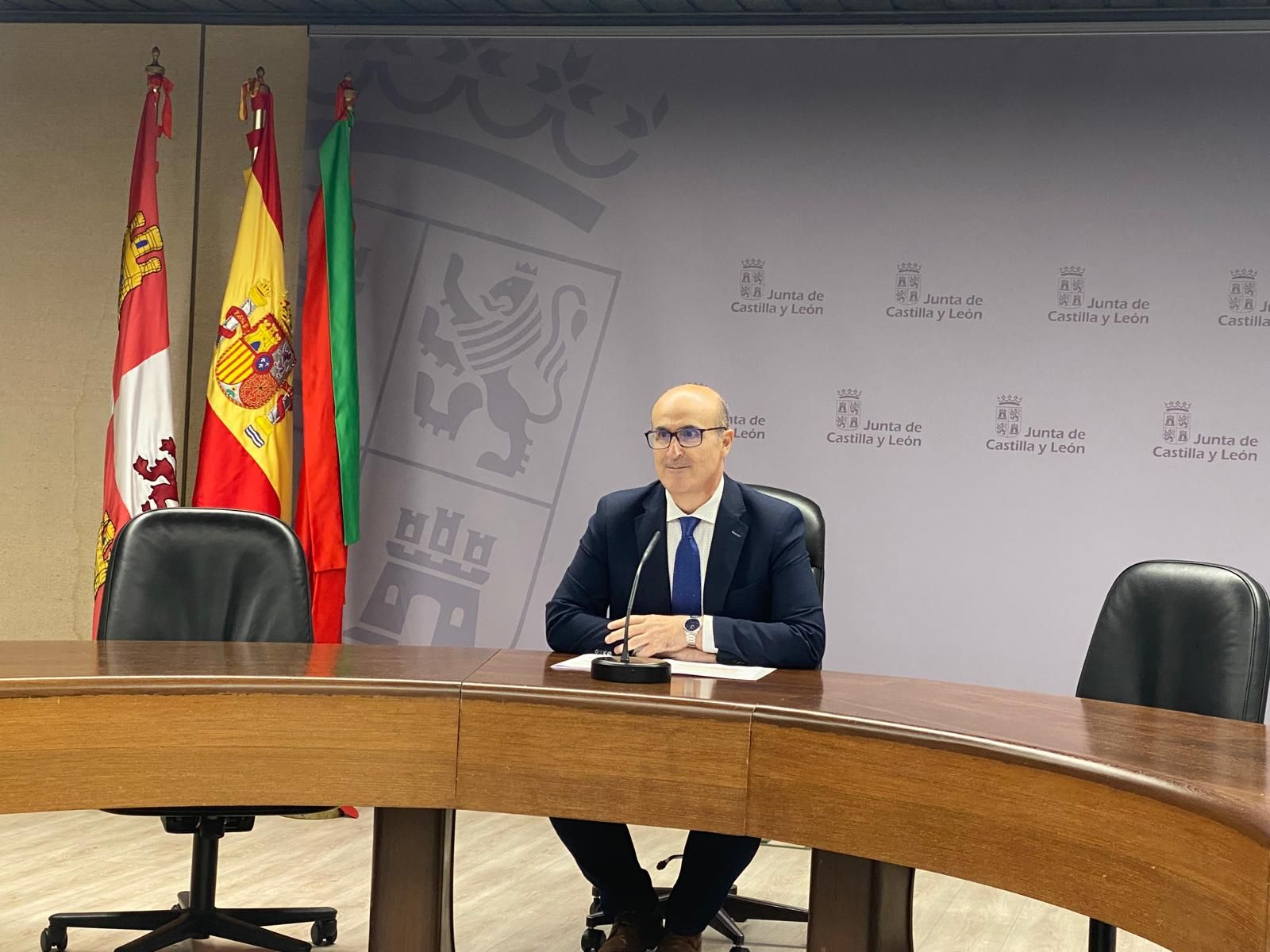 El delegado territorial de la Junta en Zamora, Fernando Prada, durante la presentación de la Jornada de puertas abiertas
