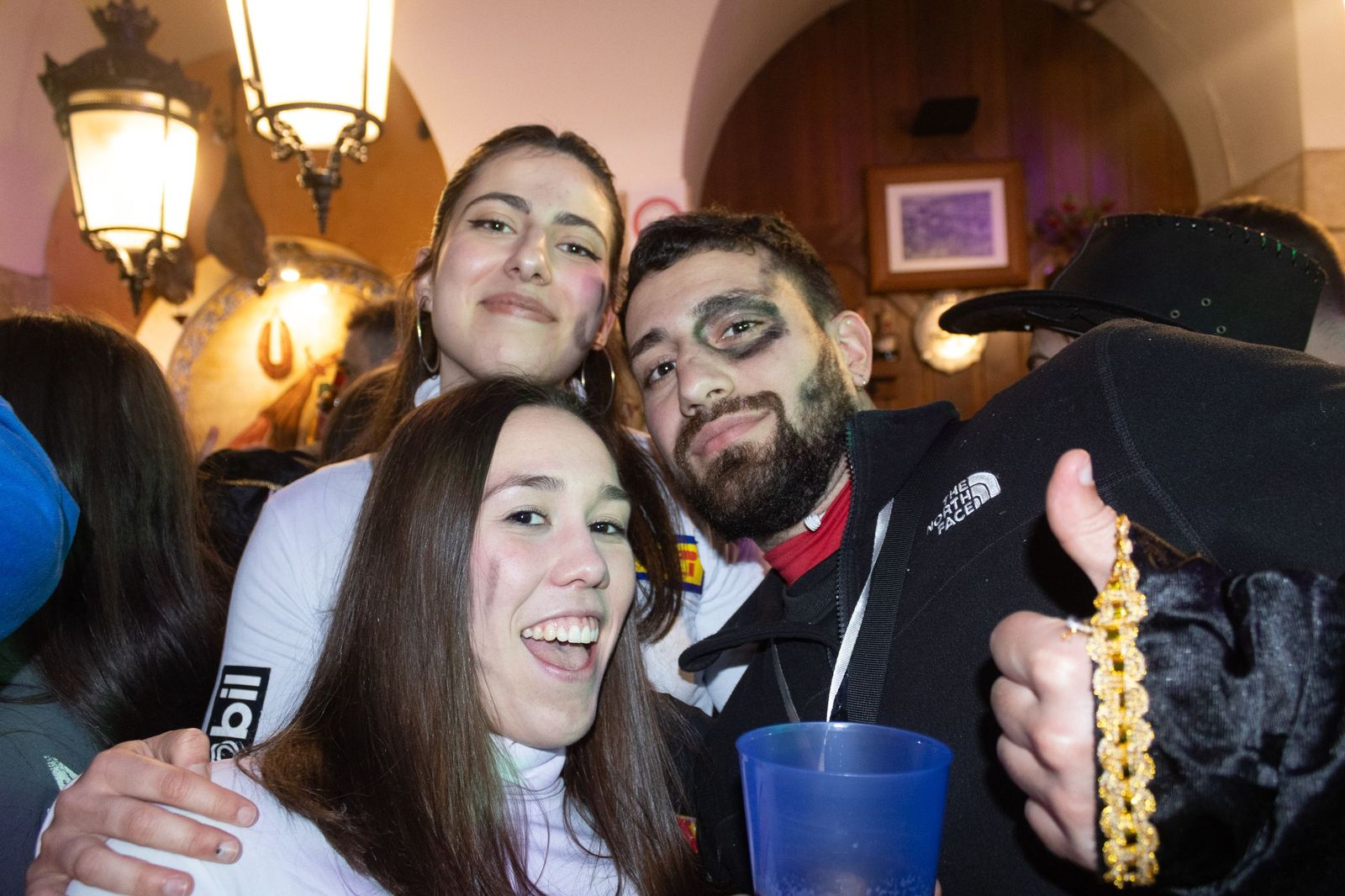 Salamanca de noche, sábado del Carnaval del Toro de Ciudad Rodrigo
