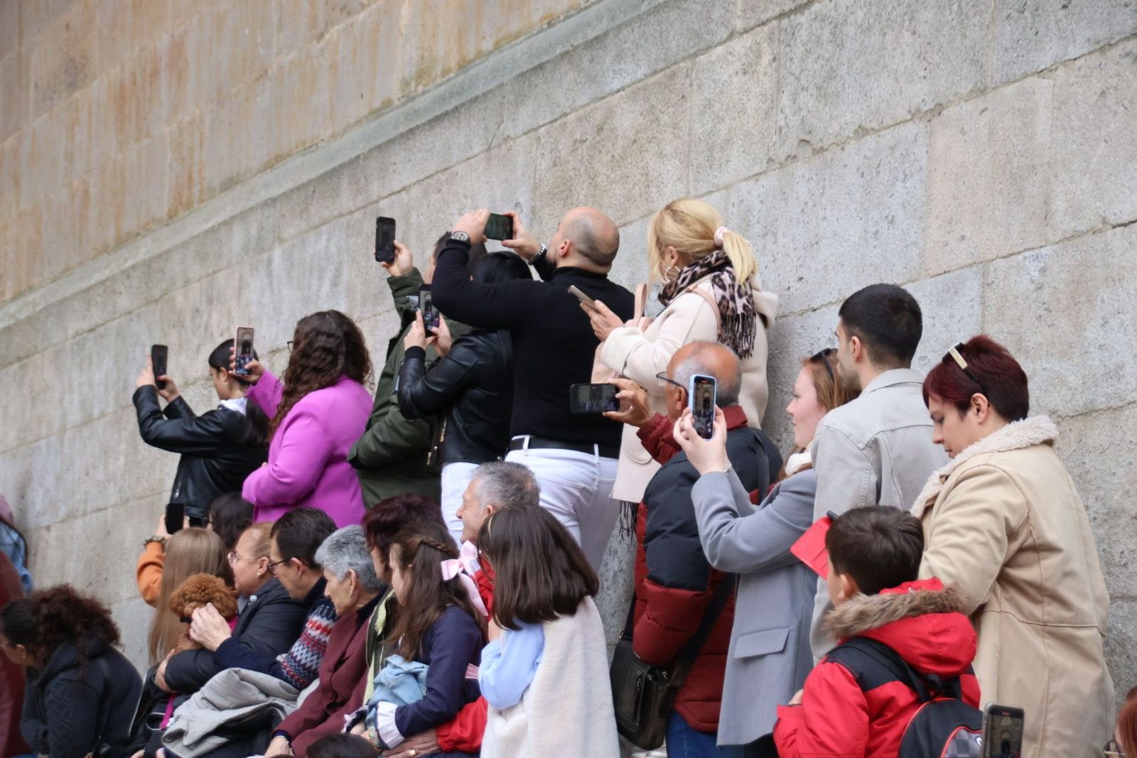 Ambiente de la procesión de Jesús del Perdón en la Semana Santa 2024