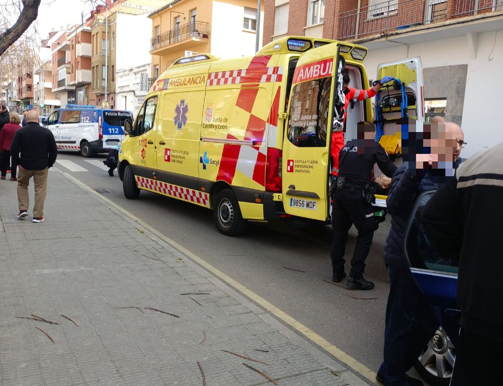 Ambulancia en Zamora.