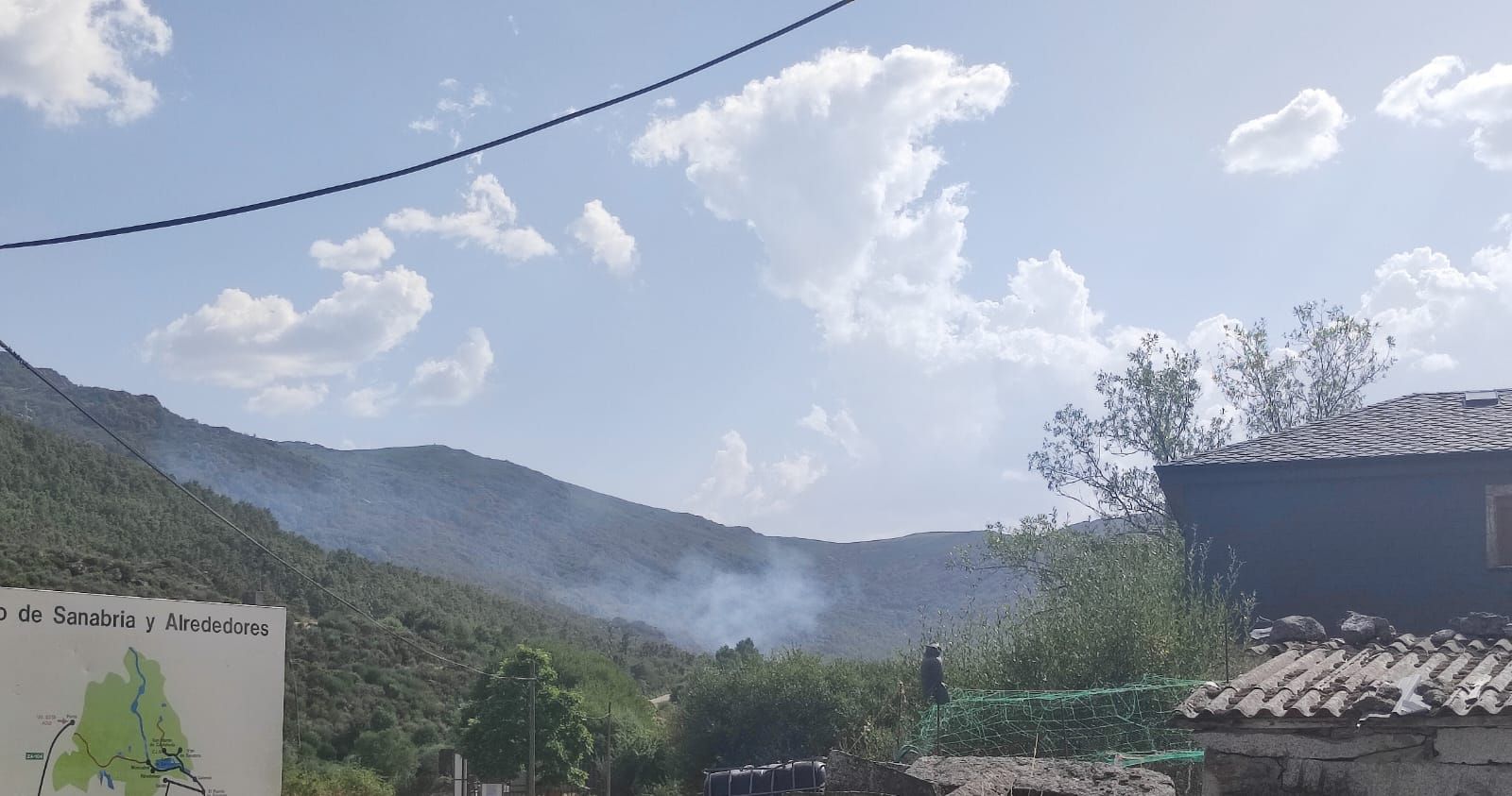 Incendio en Porto de Sanabria