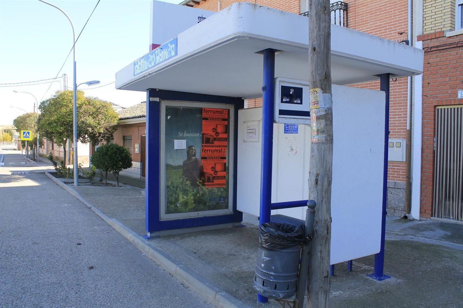 Archivo   Plano general, de una parada de autobuses   EUROPA PRESS   Archivo