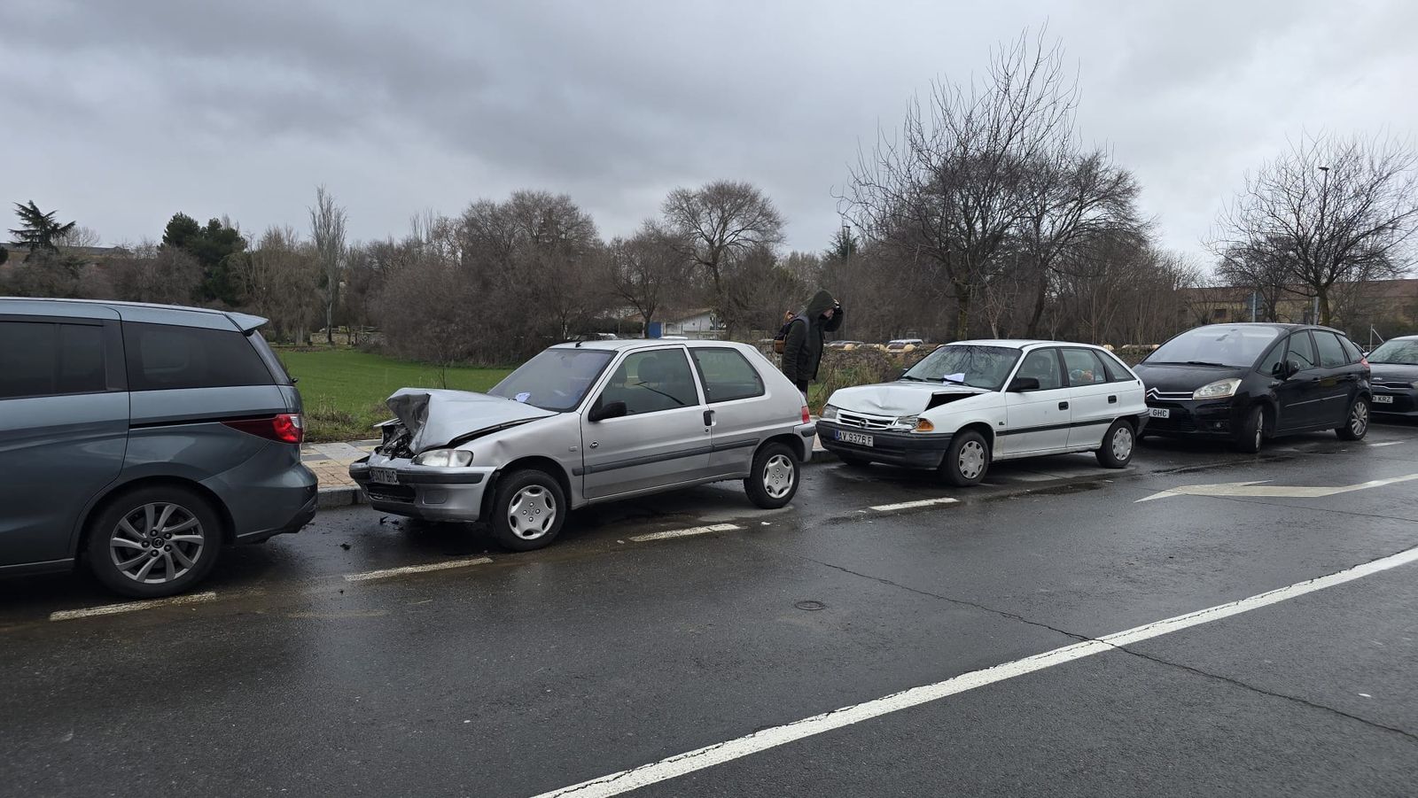 Dos conductores ebrios causan accidentes simultáneos en Salamanca