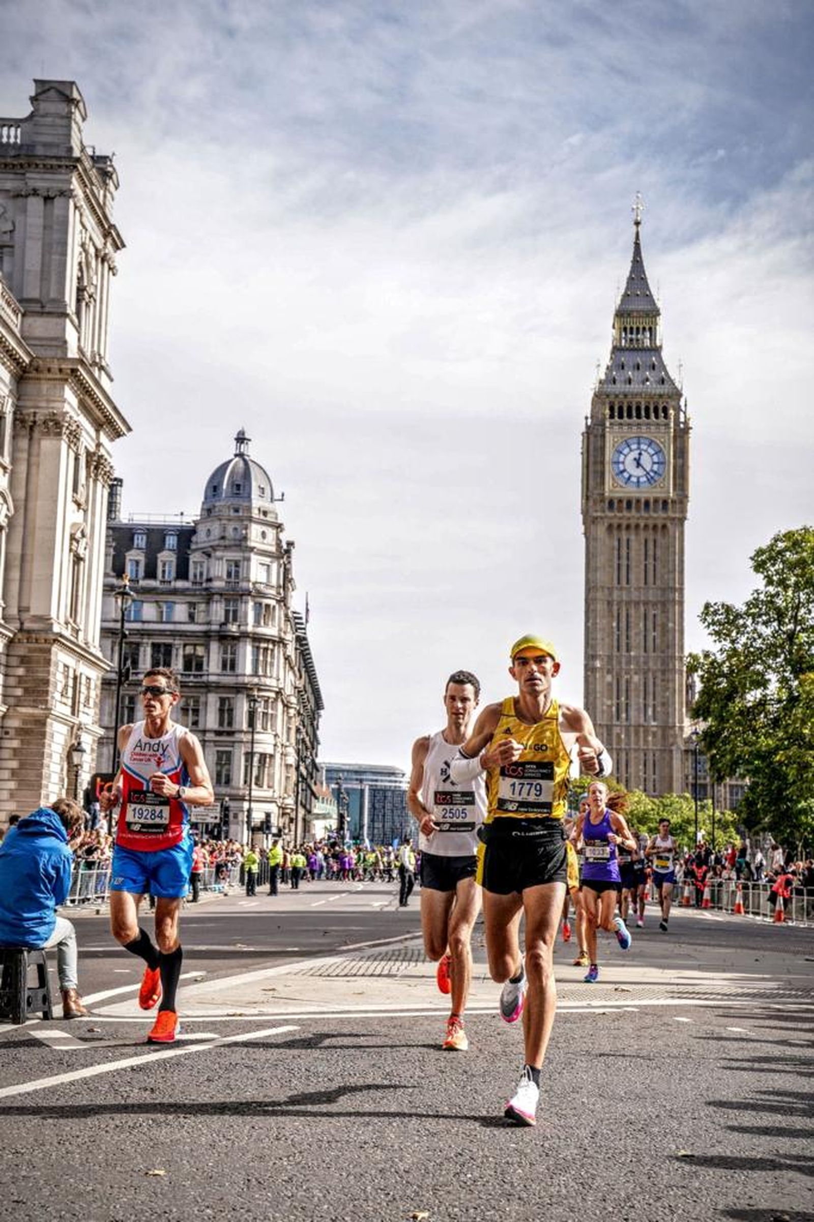 Julio César en el Maratón de Londres 2022