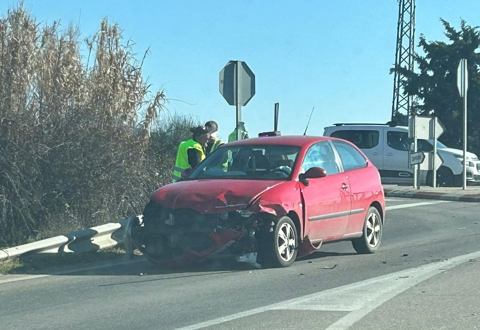 Imagen del accidente