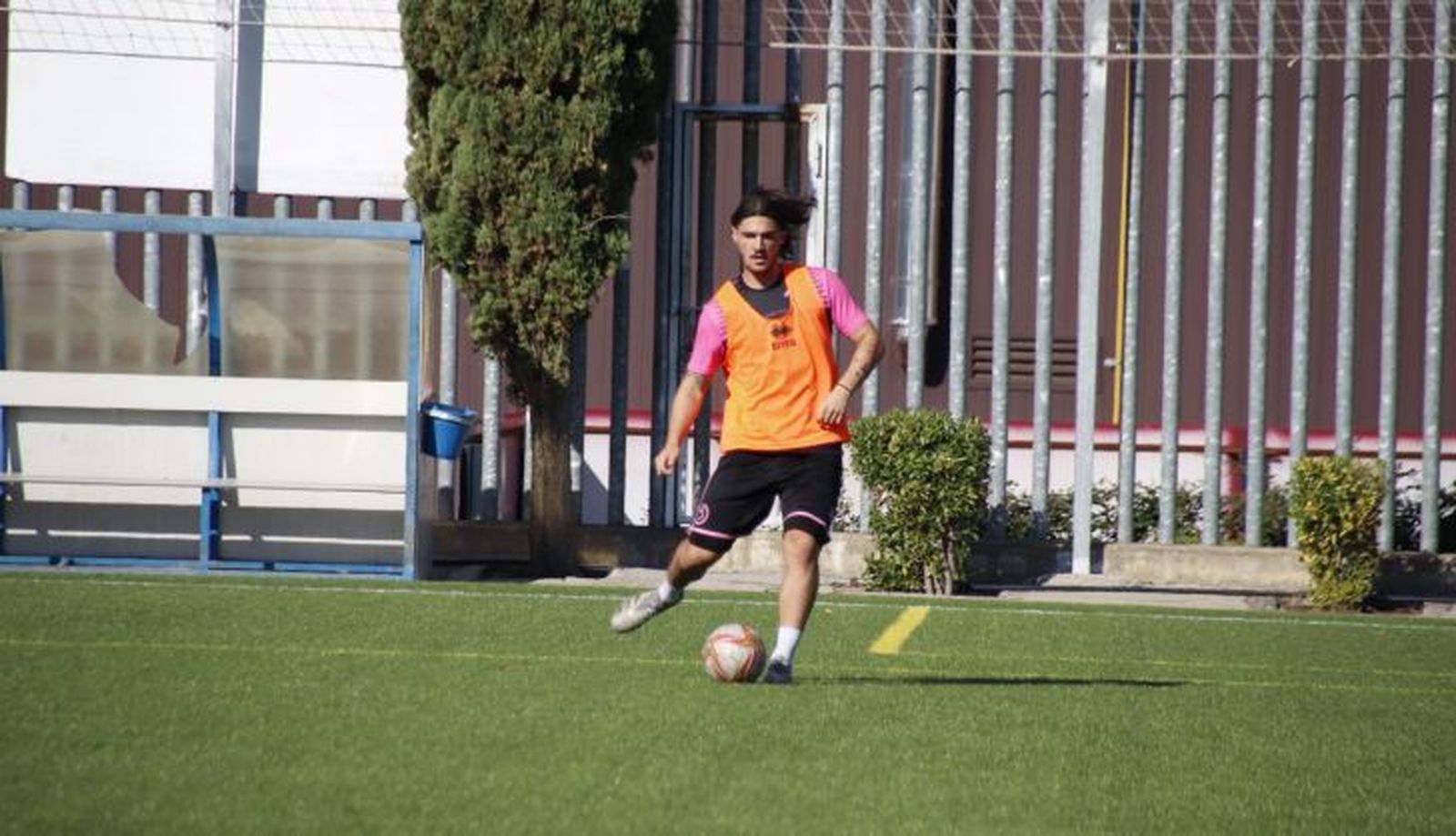 Pedraza, durante un entrenamiento | FOTO SALAMANCA24HORAS.COM