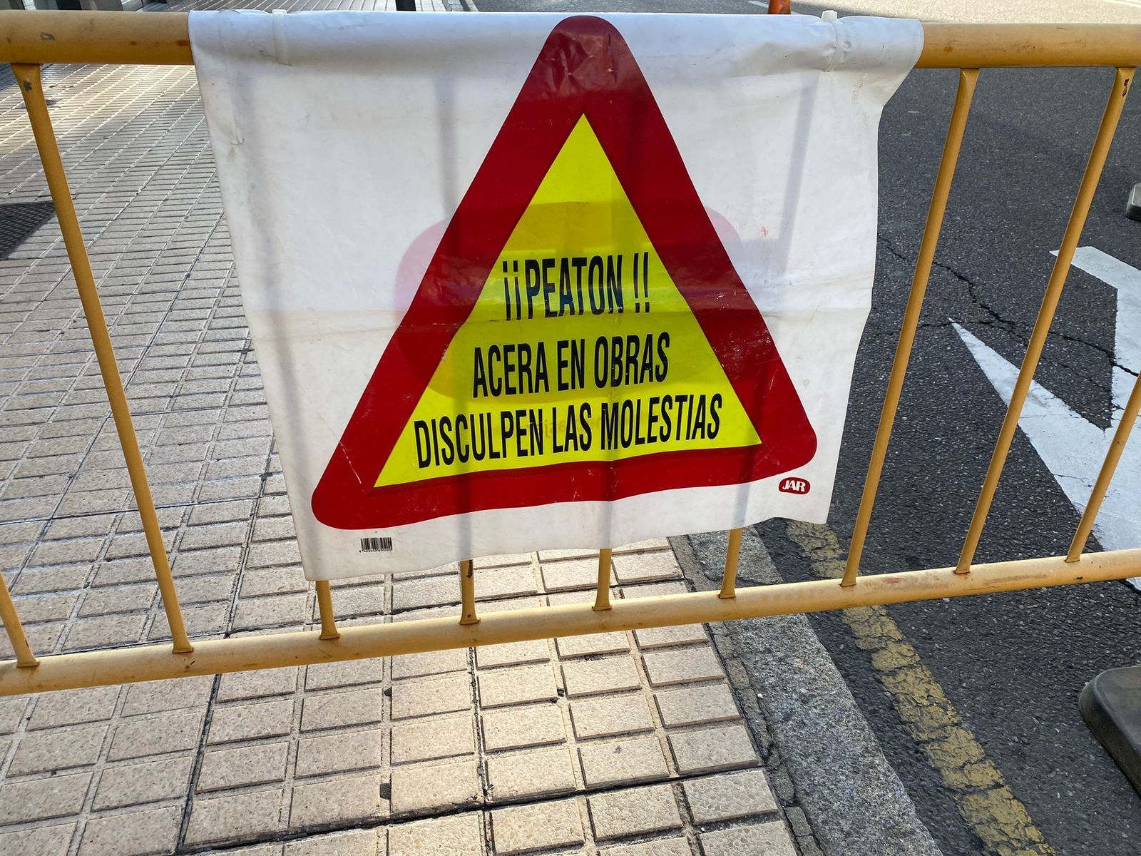 Obras en la Avenida Alfonso IX (2)