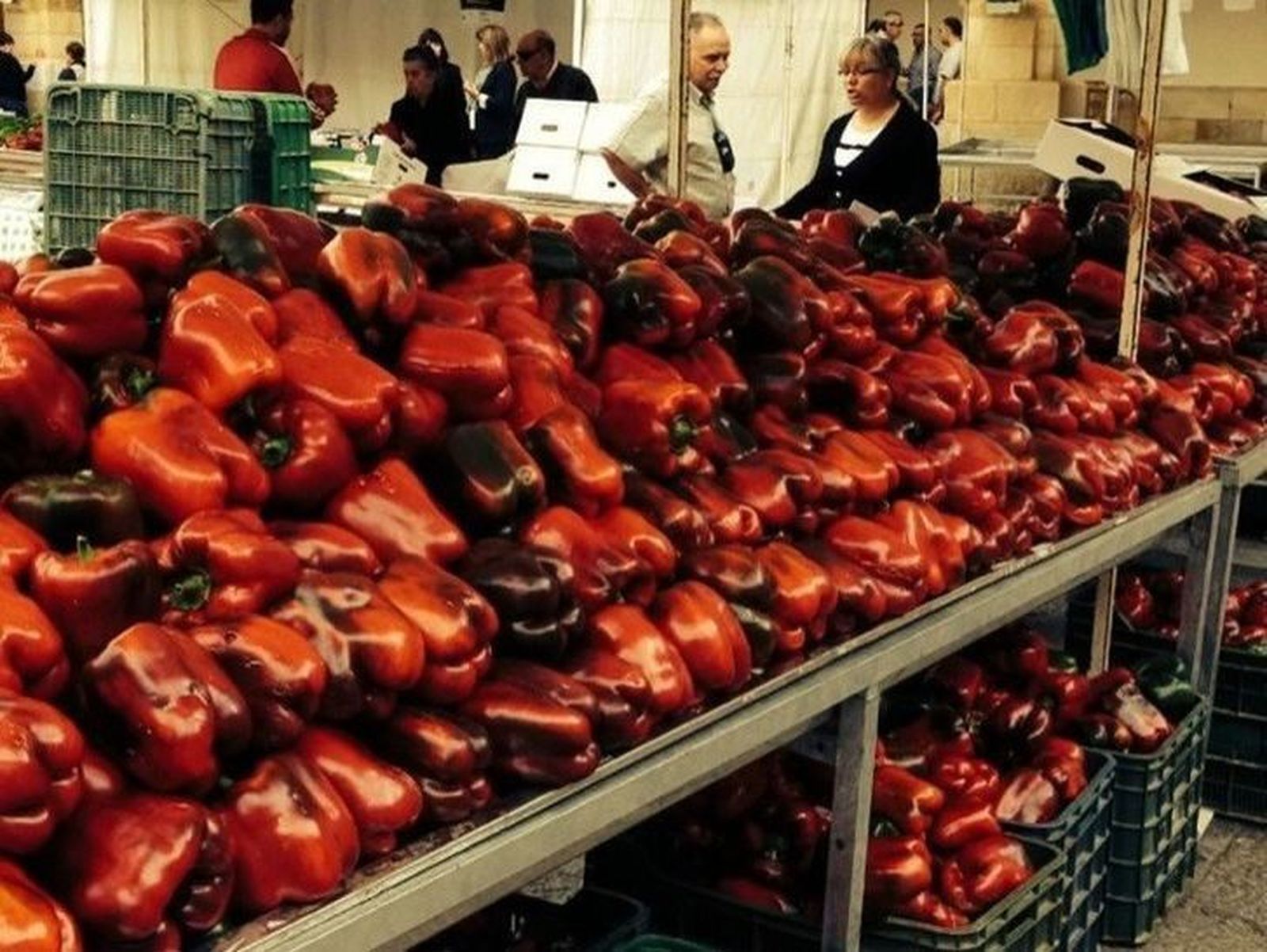 La Feria del Pimiento reivindica la importancia del producto para la comarca. Archivo