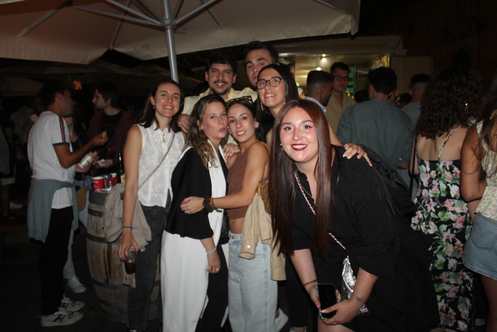 Ambiente en la Feria de Día en la tarde de este sábado