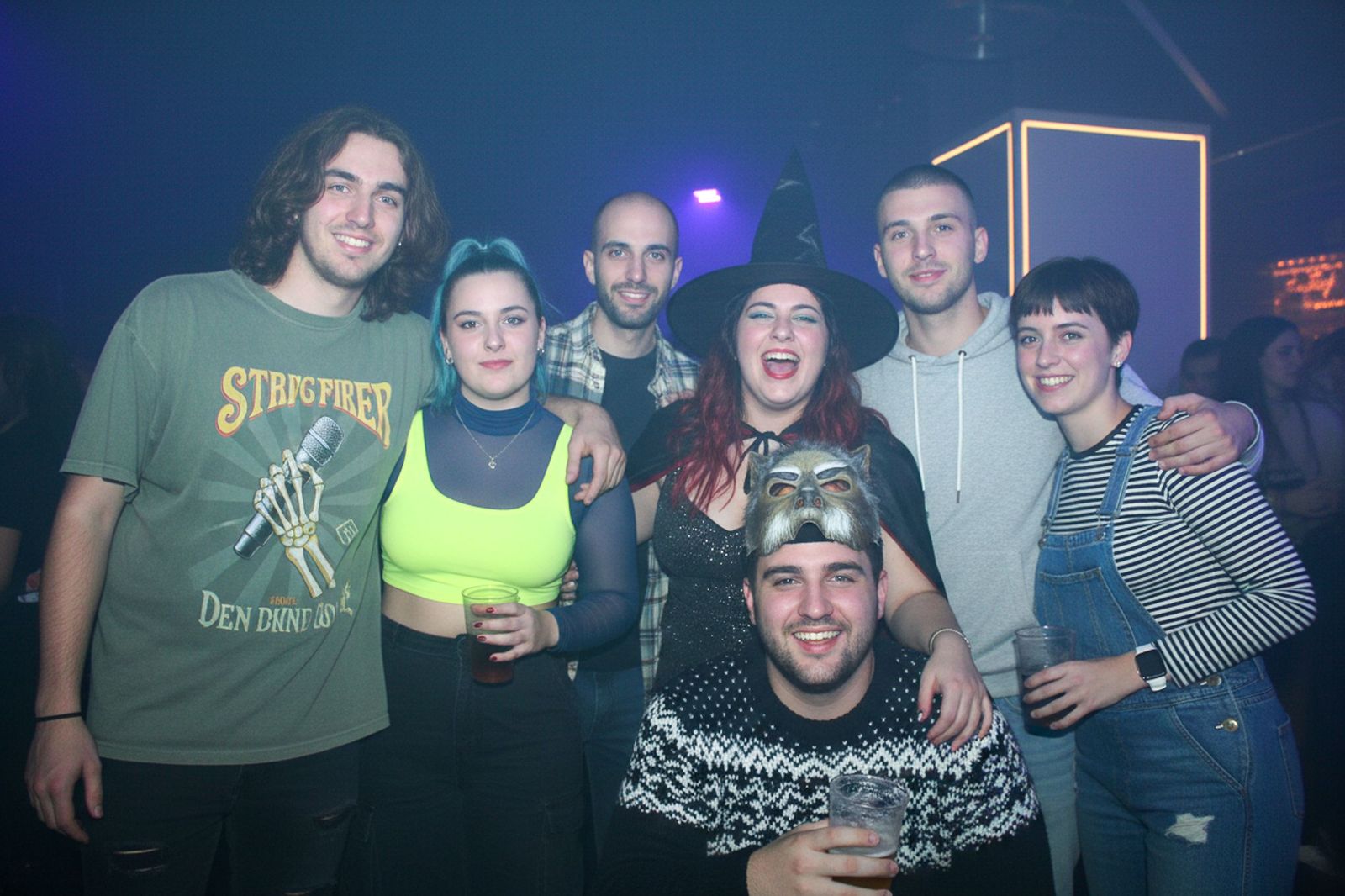 Salamanca de noche, viernes 31 de octubre