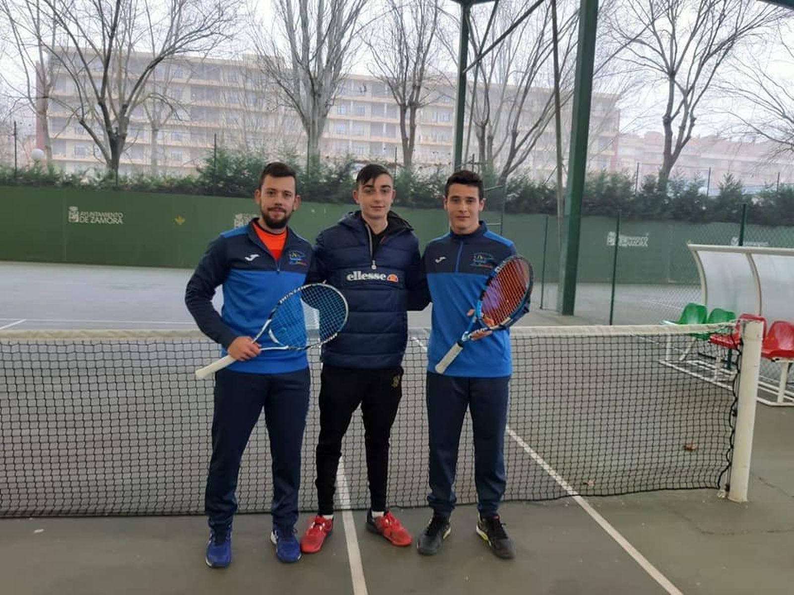 Óscar Martín, Mario Rodríguez y Carlos Sierra
