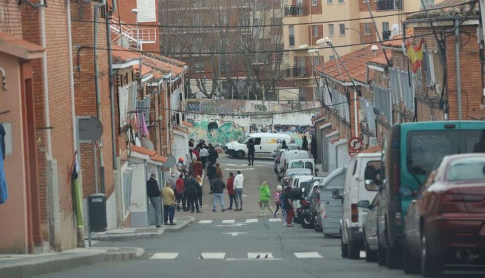 Policía Nacional en la calle Sierra de Béjar Image 2021 02 02 at 15.18.56