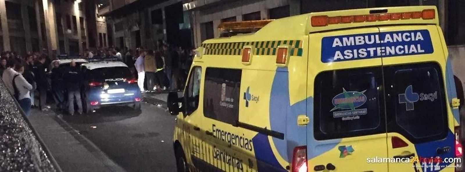 Herido grave al recibir un 'vasazo' en la cabeza en otra agresión de madrugada