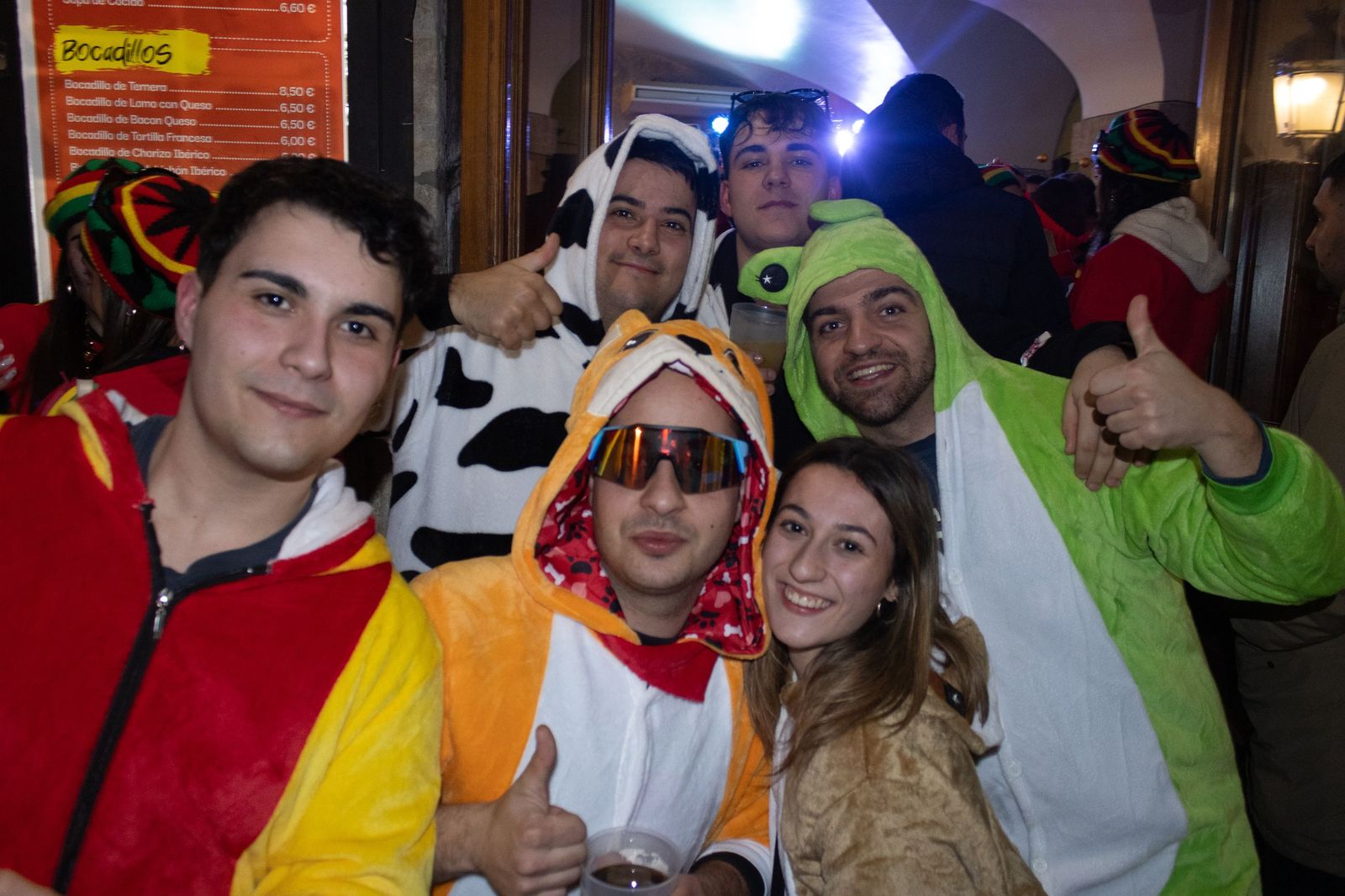 Salamanca de noche, sábado del Carnaval del Toro de Ciudad Rodrigo