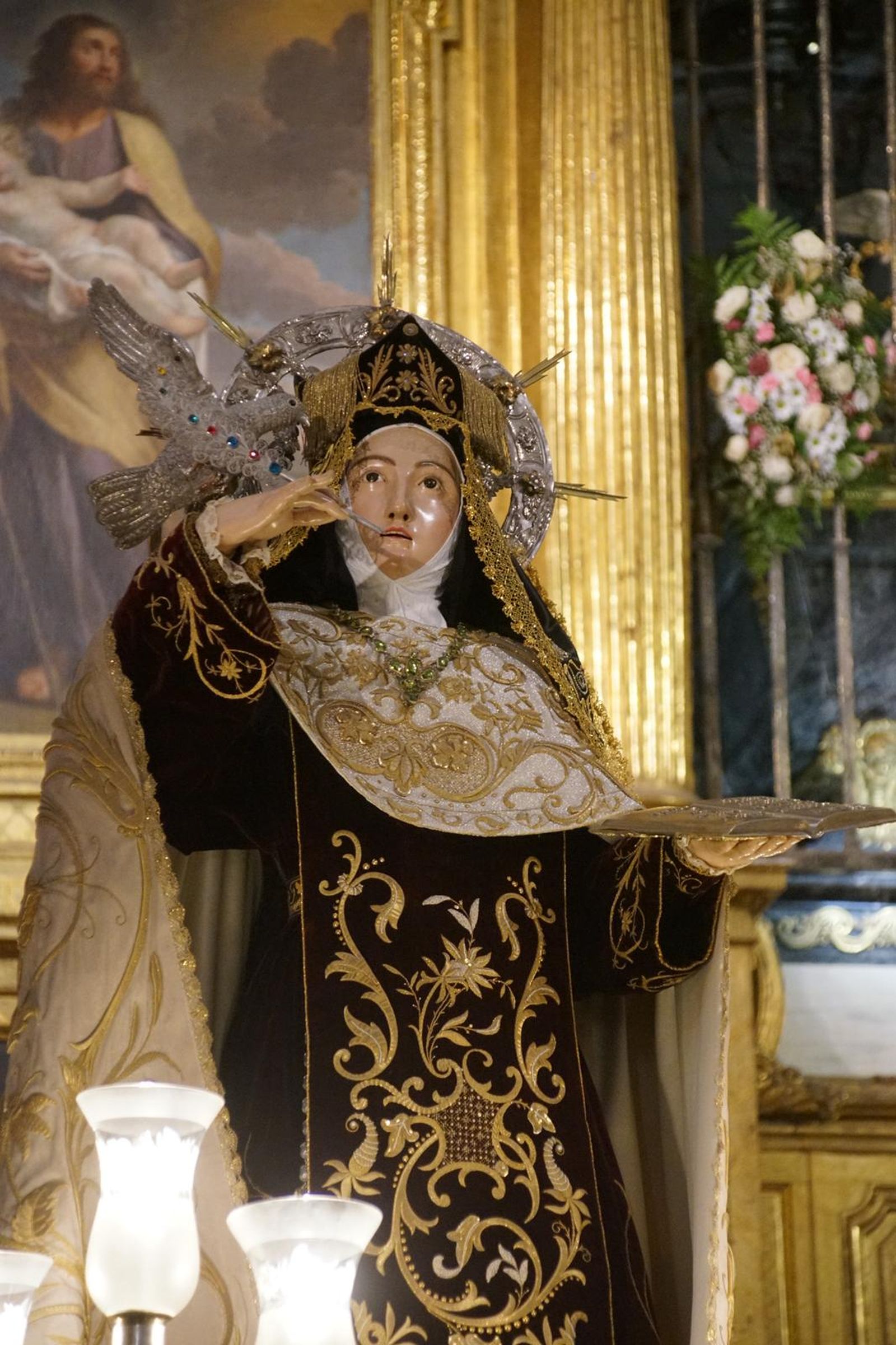 Procesión del regreso a clausura de Santa Teresa de Jesús