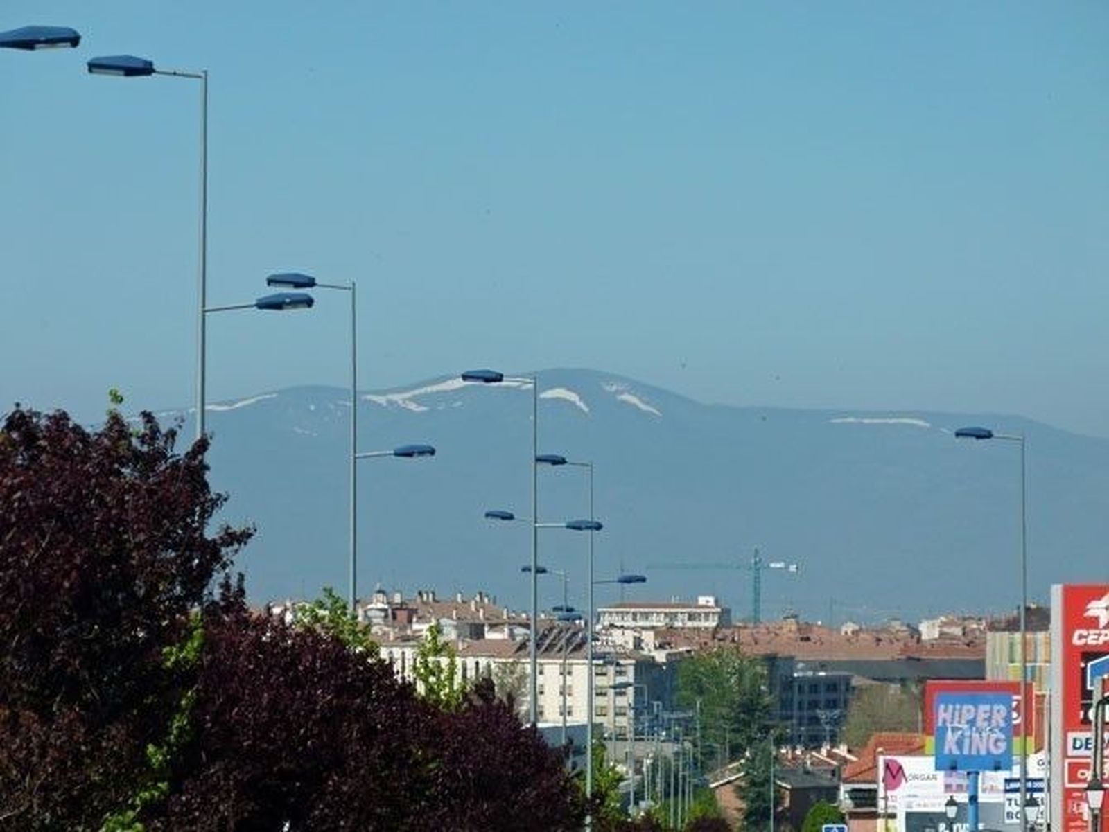 Nieve en La Serrota en junio