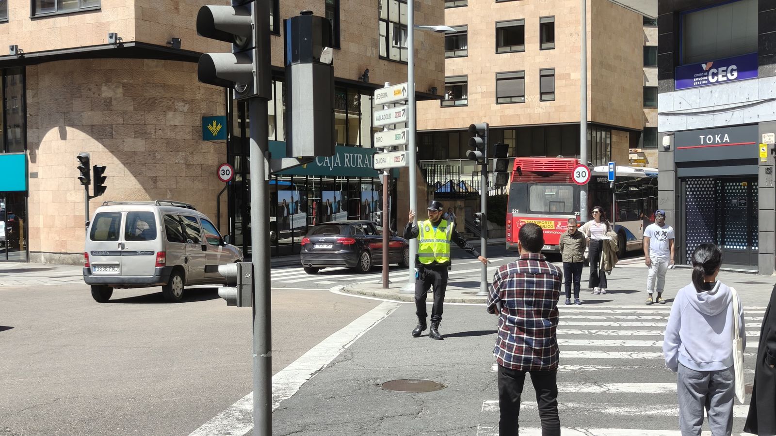 Apagón masivo en Salamanca