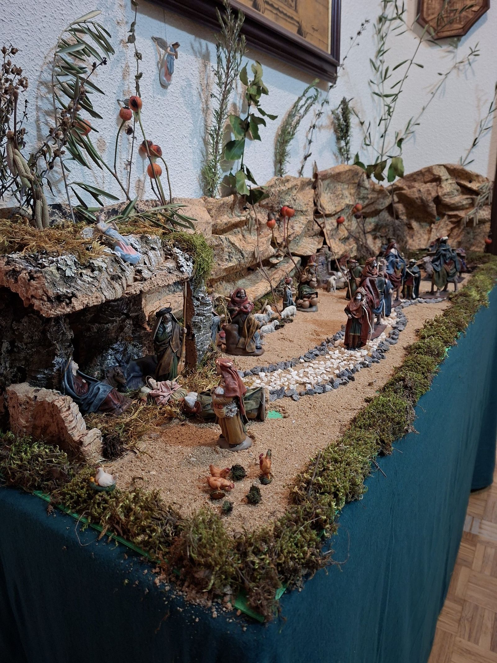 M.H.A.   Belén situado en una vivienda de la calle Fray Luis de Granada en Salamanca  (2)