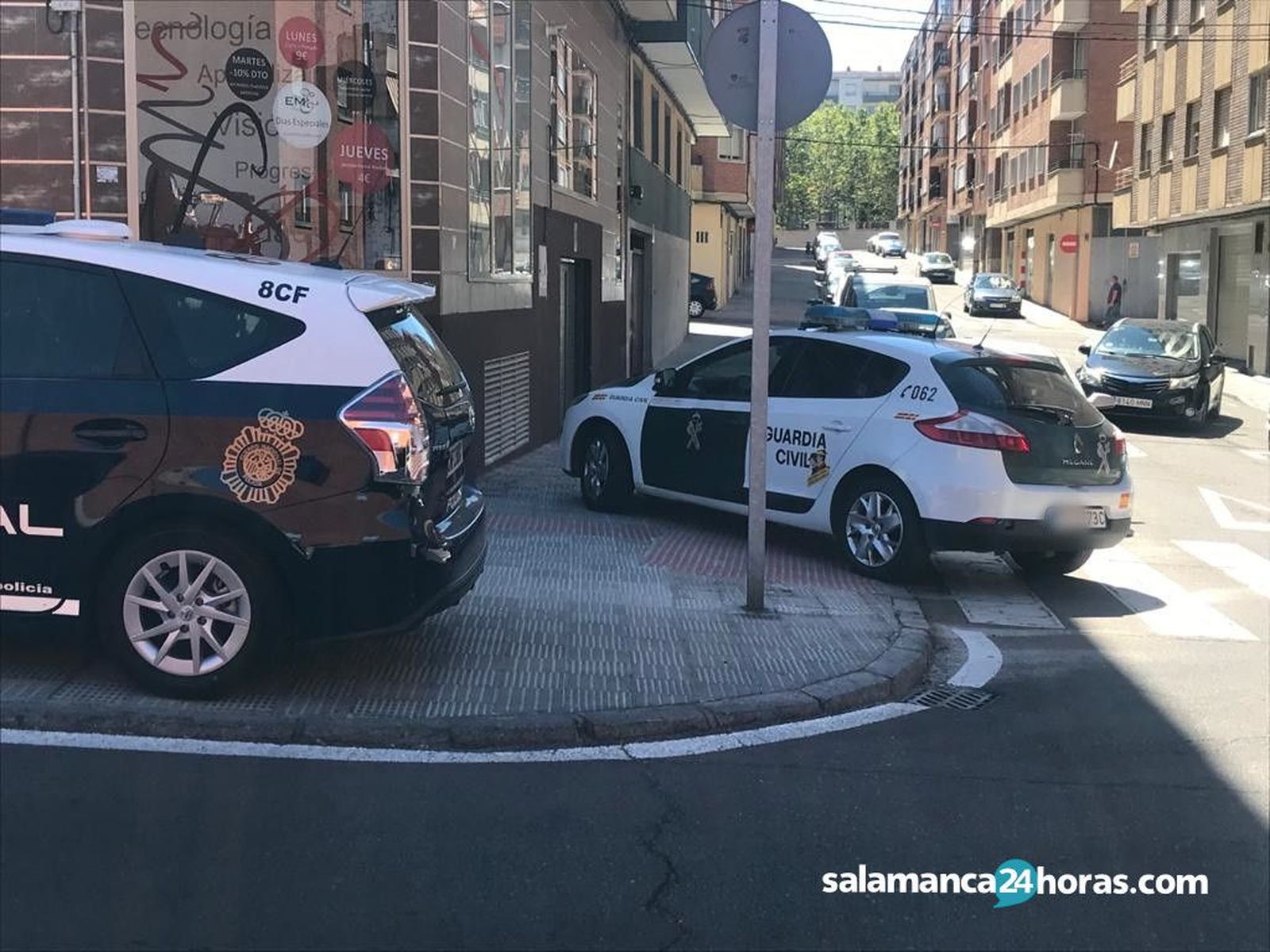 Policia y GC calle Managua (3)