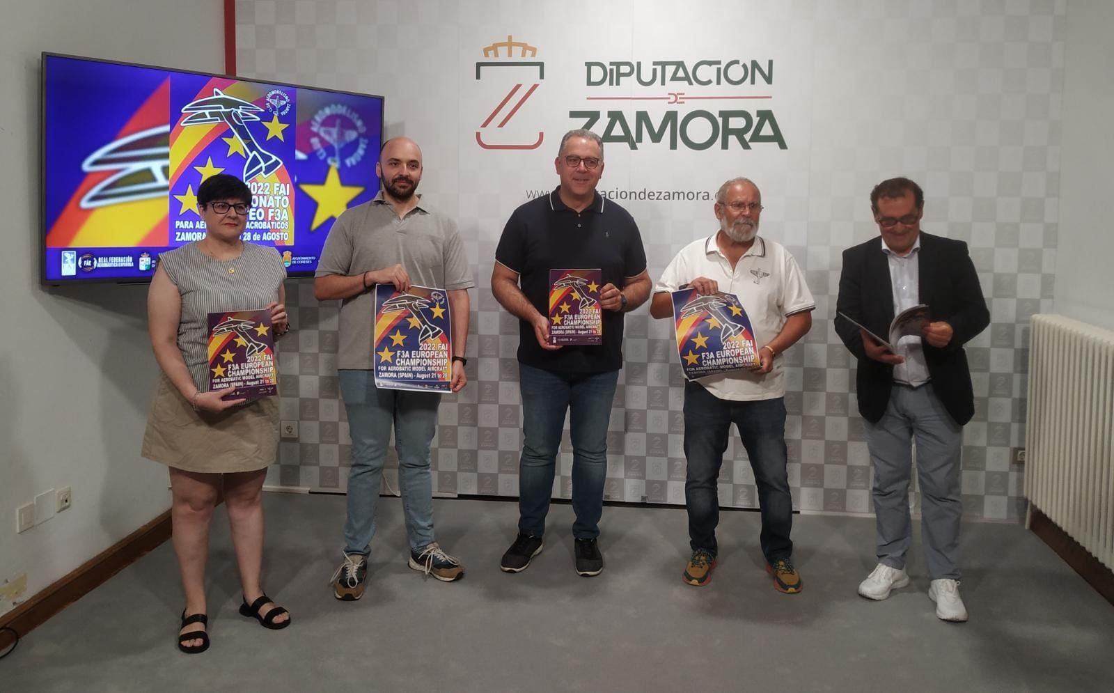Presentación del campeonato de Europa de Aeromodelismo