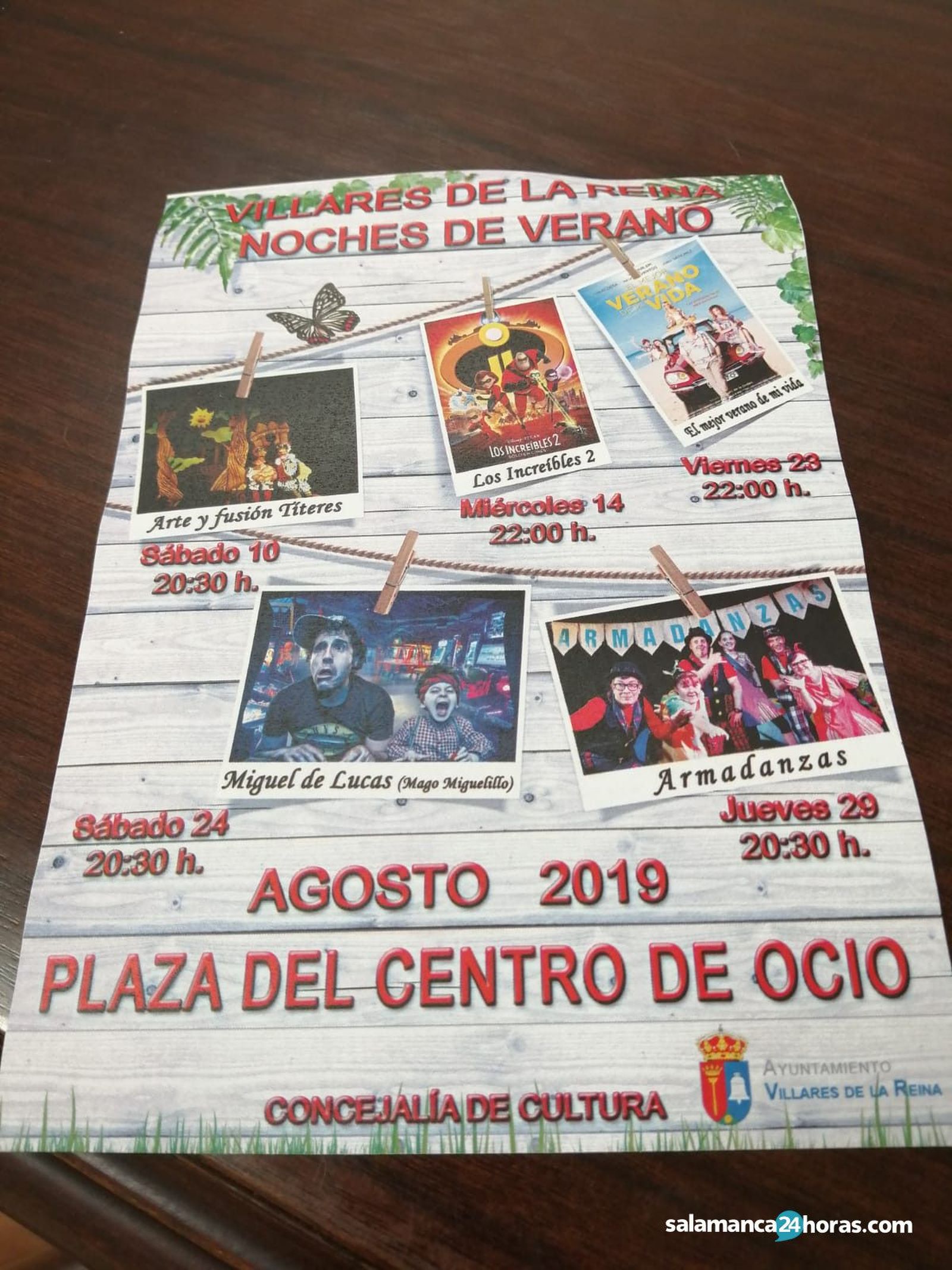 Cultura Villares agosto 2