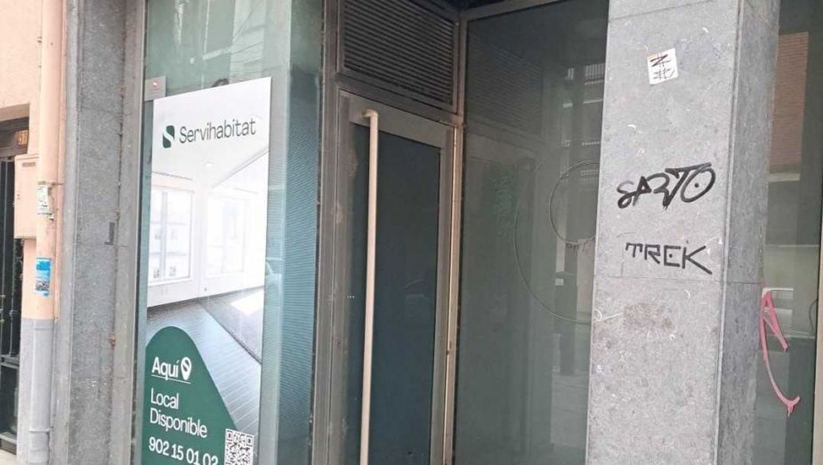 Una sucursal bancaria cerrada en Zamora